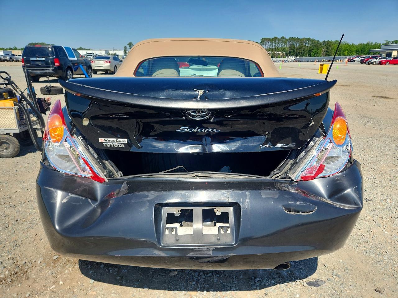 2006 Toyota Solara Black vin: 4T1FA38PX6U093908