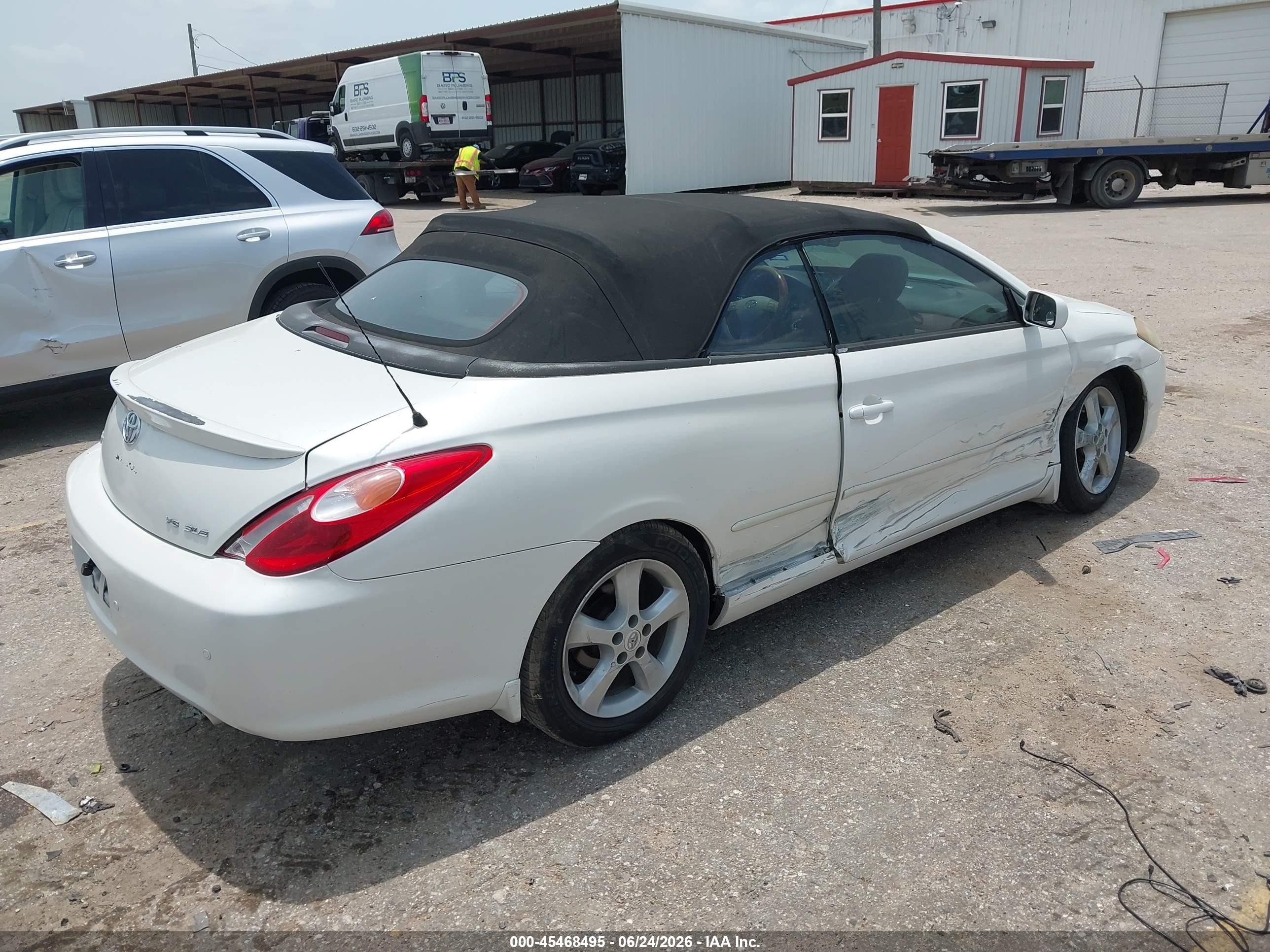 2006 Toyota Camry Solara Sle White vin: 4T1FA38PX6U094220