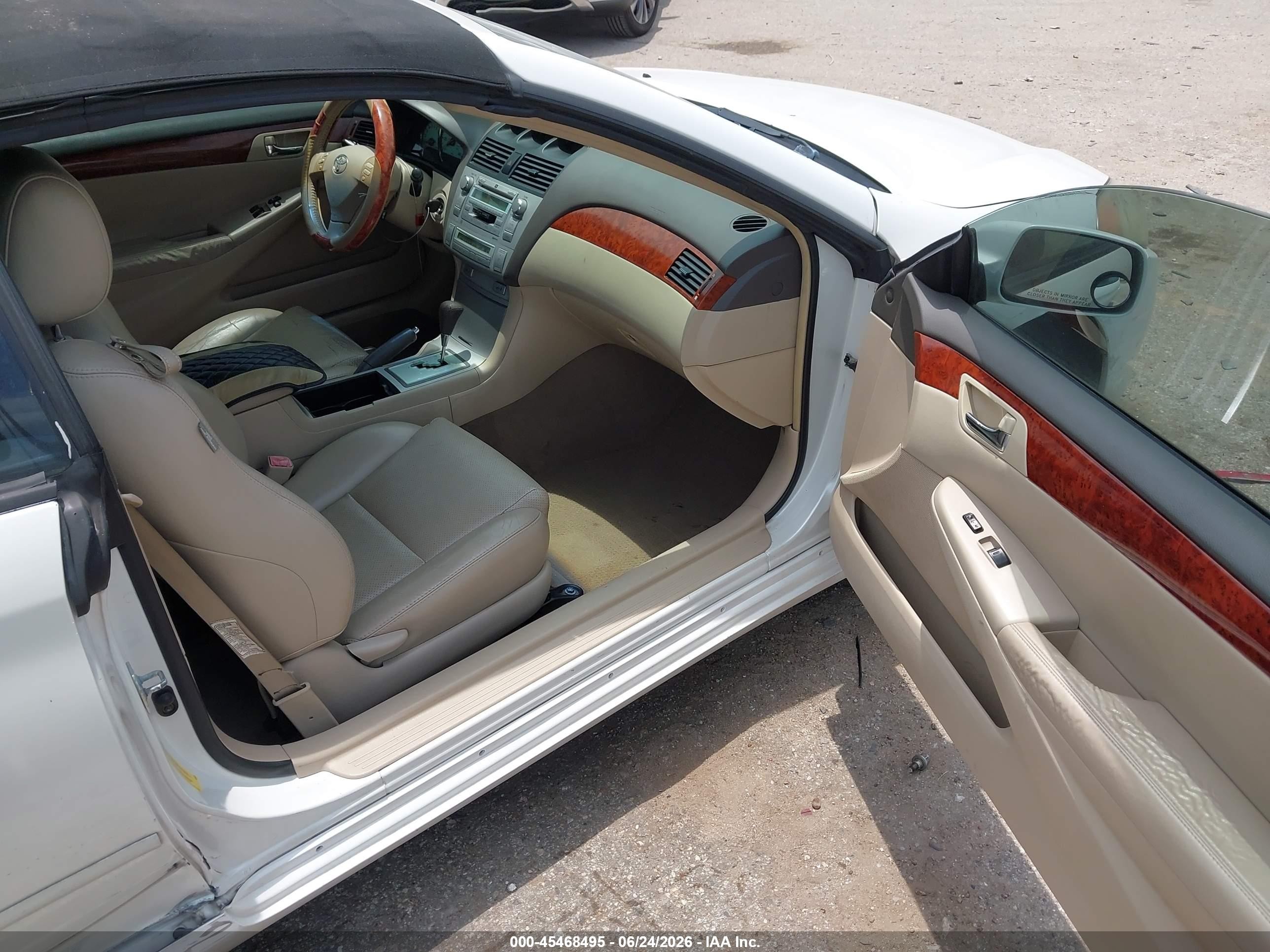 2006 Toyota Camry Solara Sle White vin: 4T1FA38PX6U094220