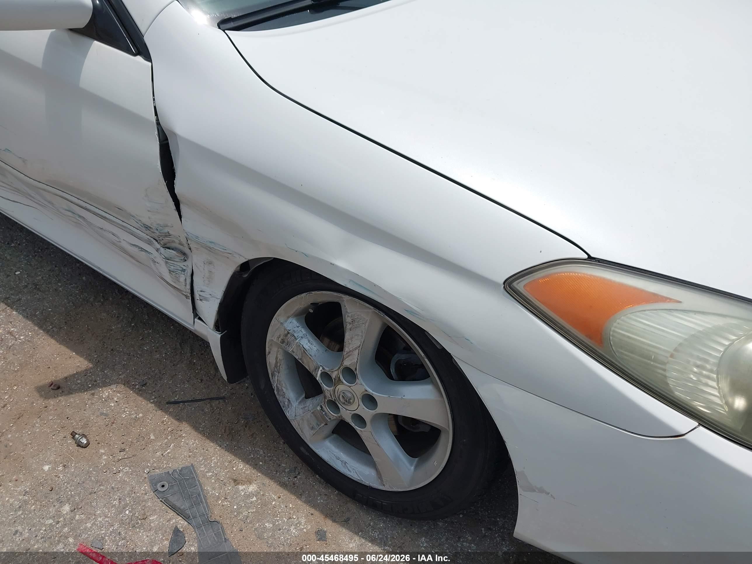 2006 Toyota Camry Solara Sle White vin: 4T1FA38PX6U094220