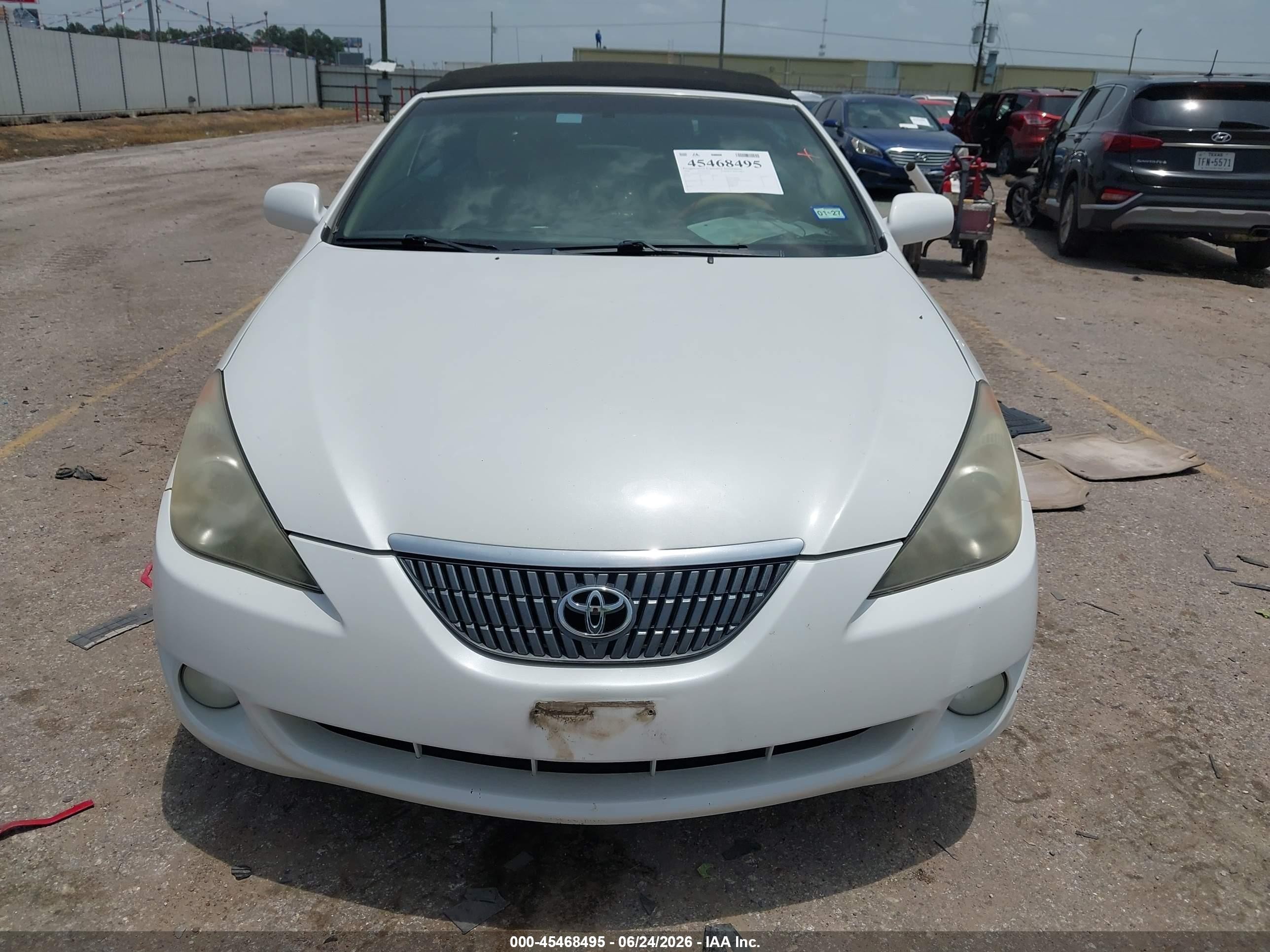 2006 Toyota Camry Solara Sle White vin: 4T1FA38PX6U094220
