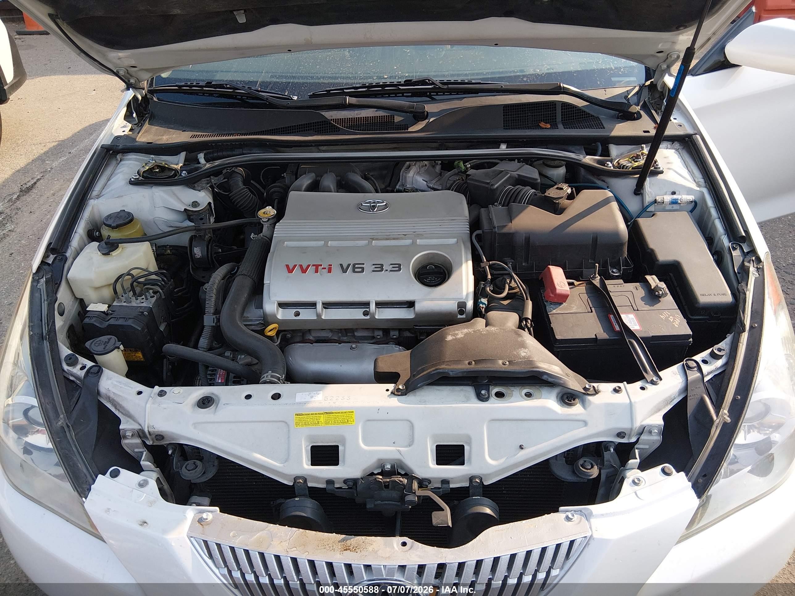 2006 Toyota Camry Solara Sle White vin: 4T1FA38PX6U095917