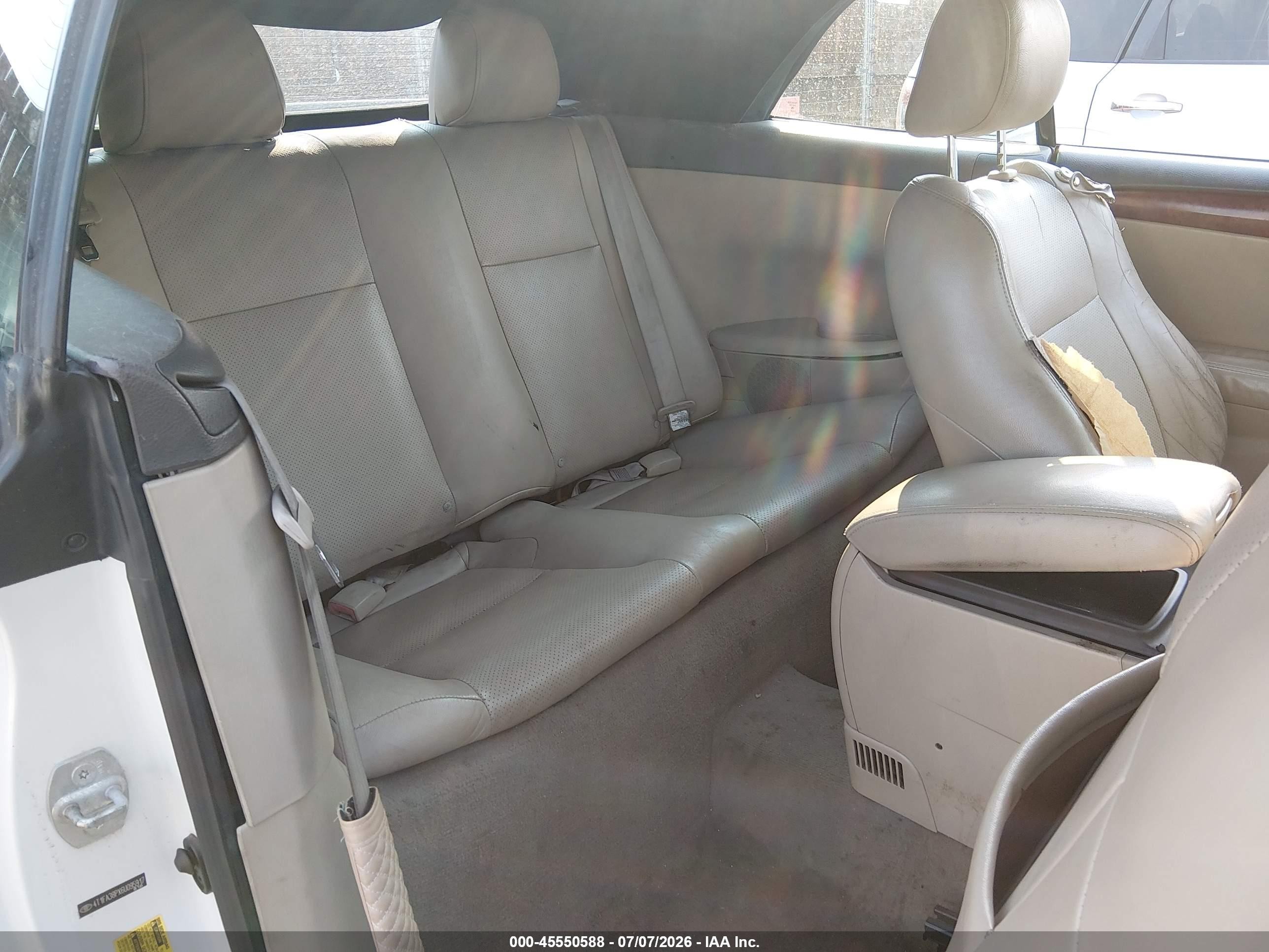 2006 Toyota Camry Solara Sle White vin: 4T1FA38PX6U095917