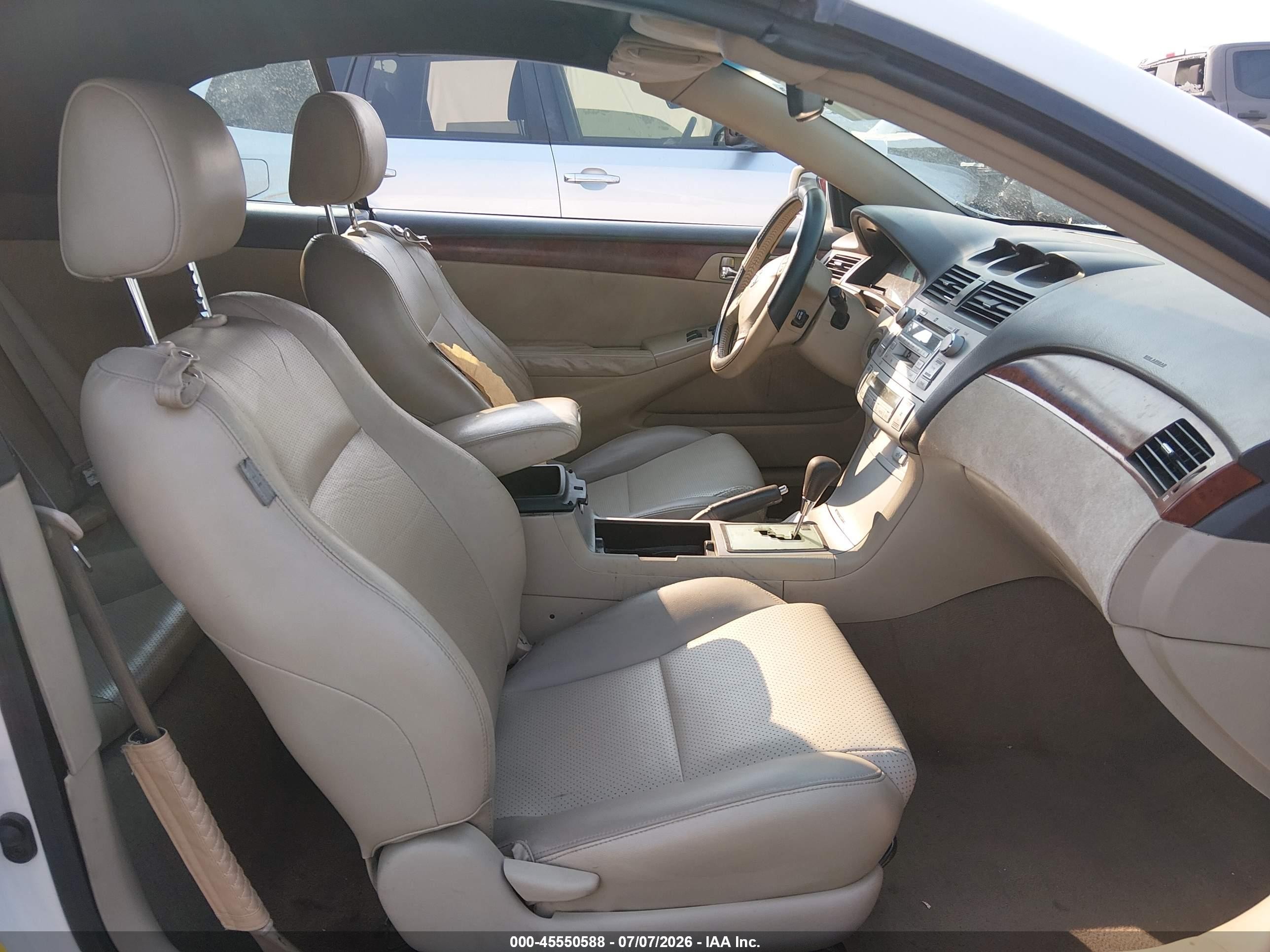 2006 Toyota Camry Solara Sle White vin: 4T1FA38PX6U095917