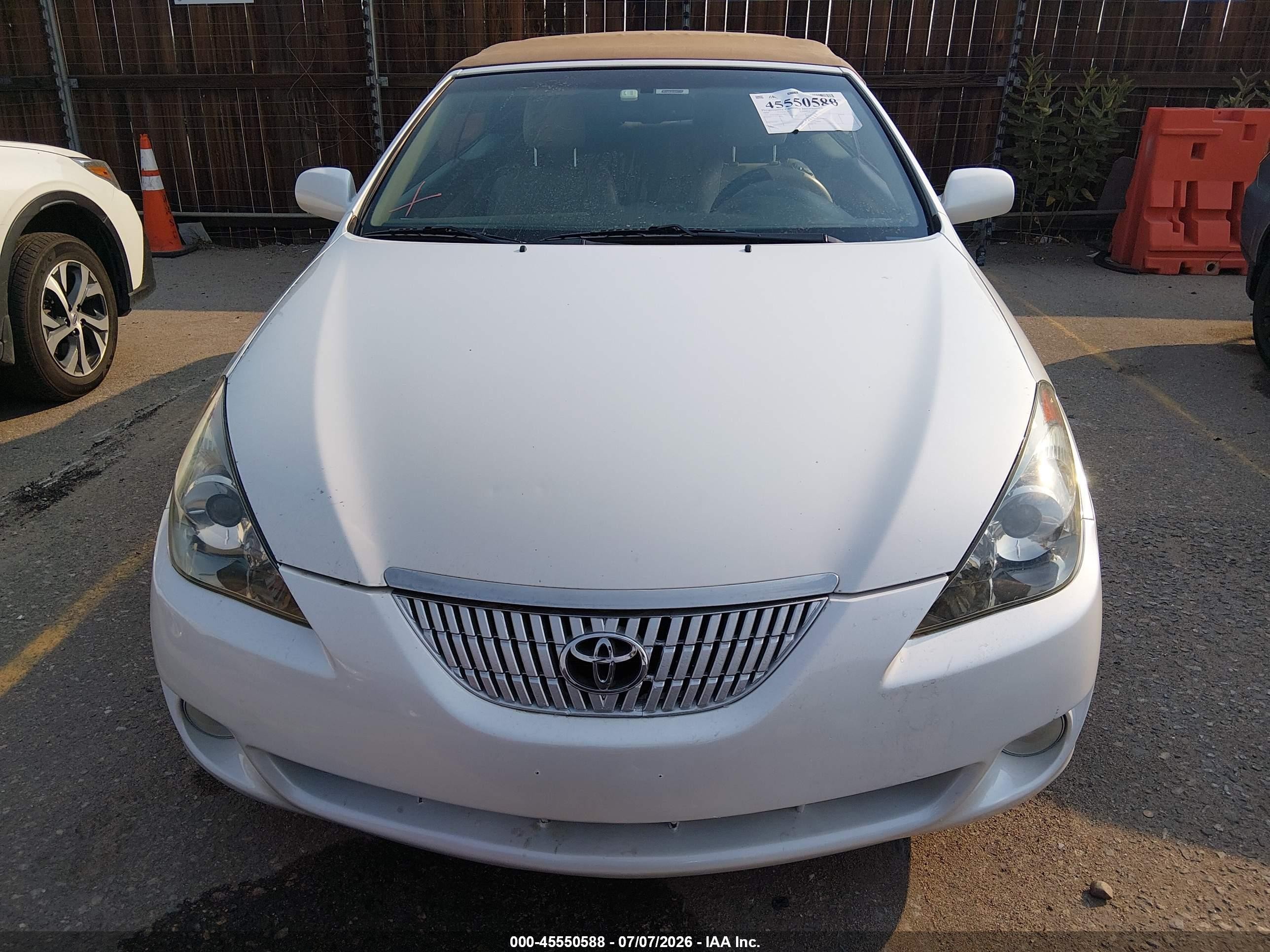 2006 Toyota Camry Solara Sle White vin: 4T1FA38PX6U095917