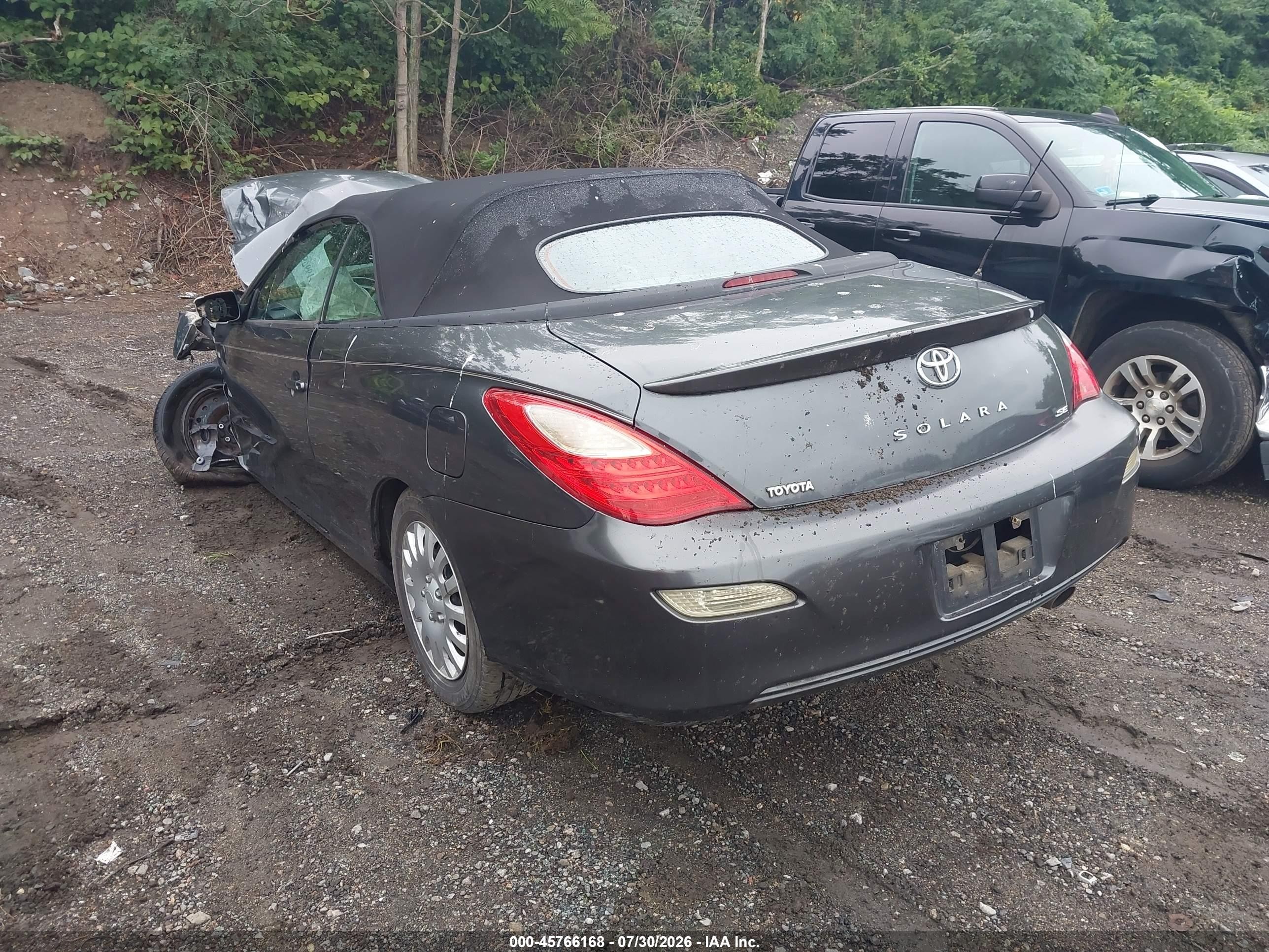 2007 Toyota Camry Solara Se Серый vin: 4T1FA38PX7U117612