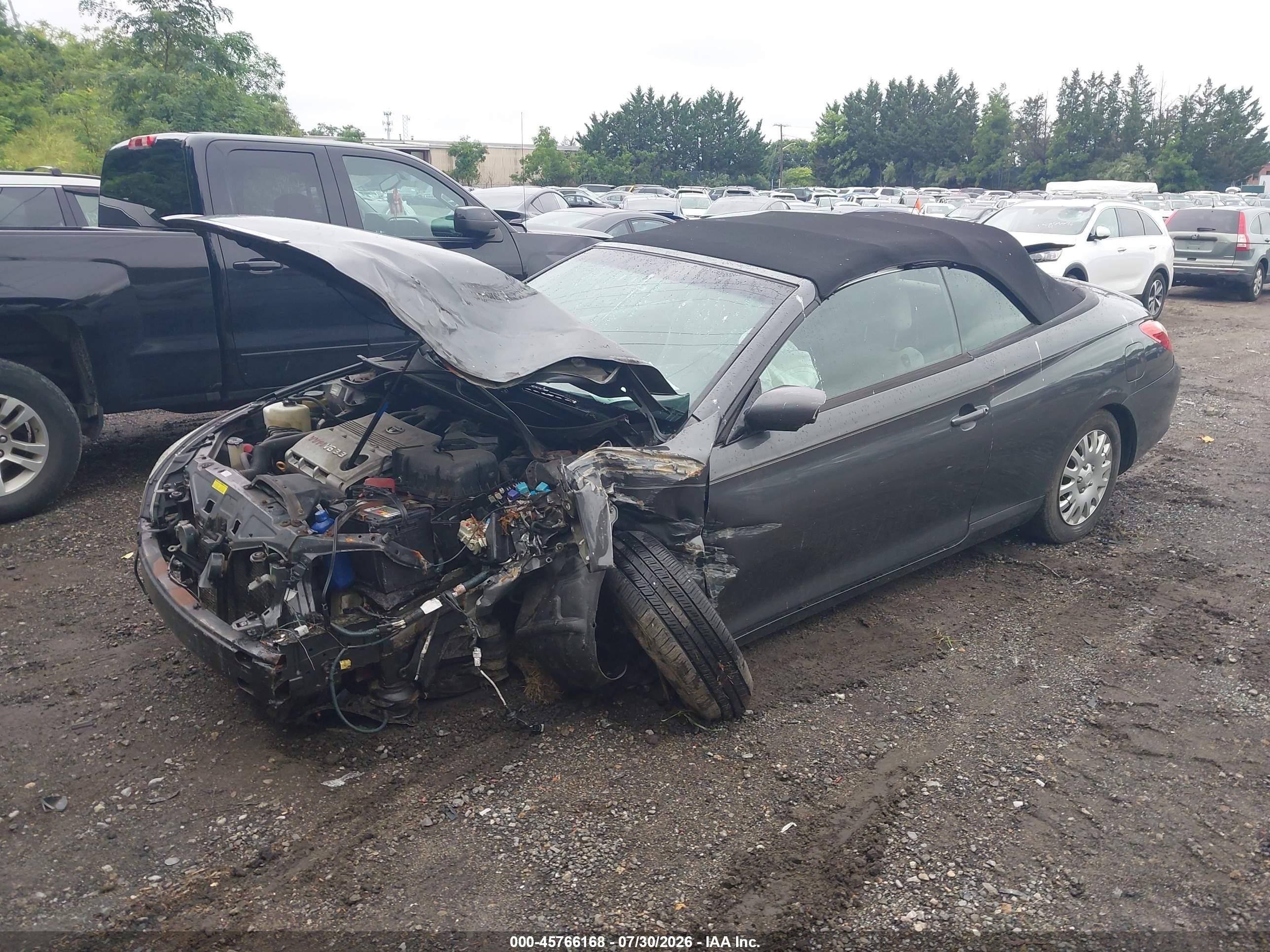 2007 Toyota Camry Solara Se Серый vin: 4T1FA38PX7U117612
