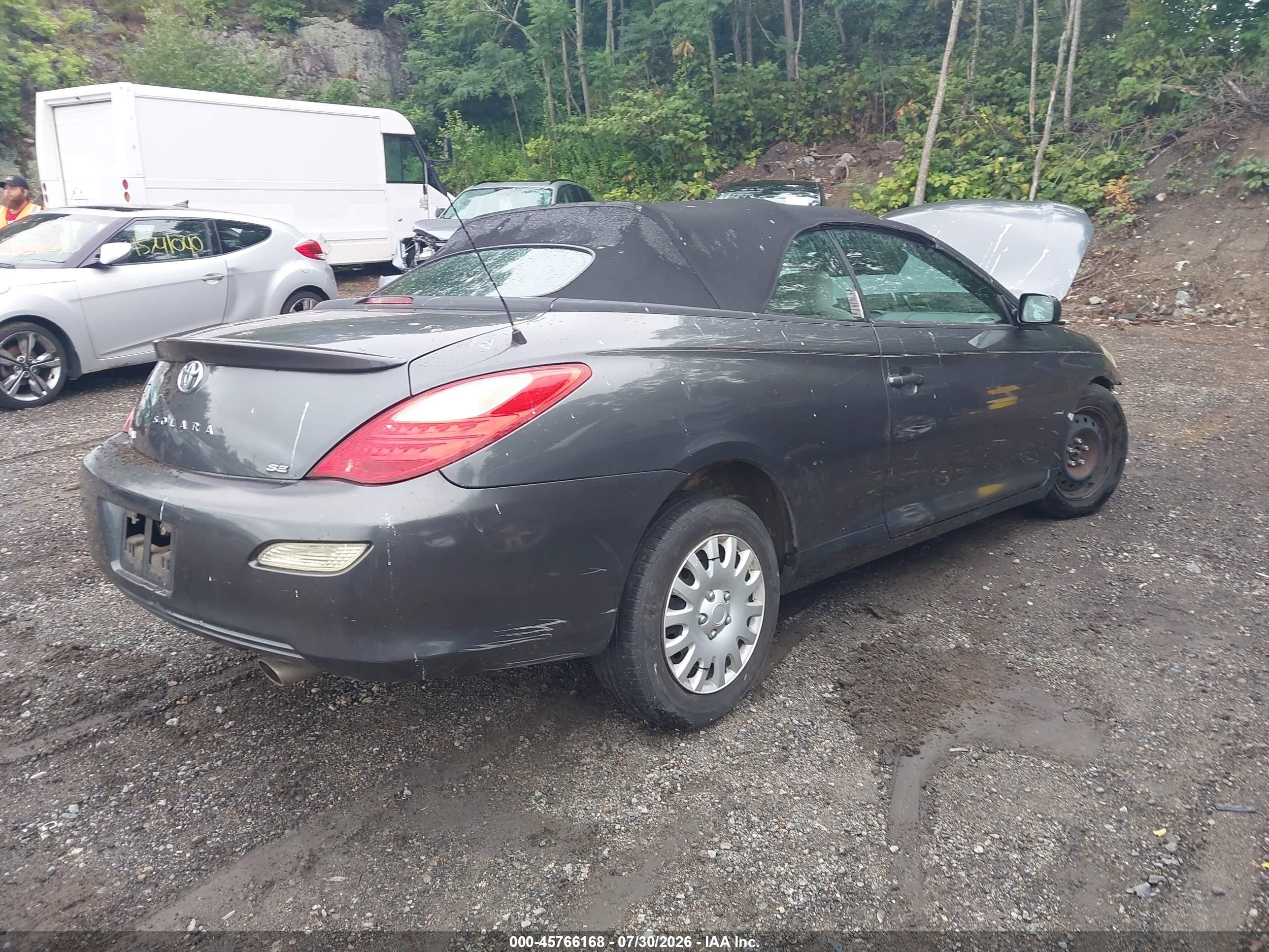 2007 Toyota Camry Solara Se Серый vin: 4T1FA38PX7U117612
