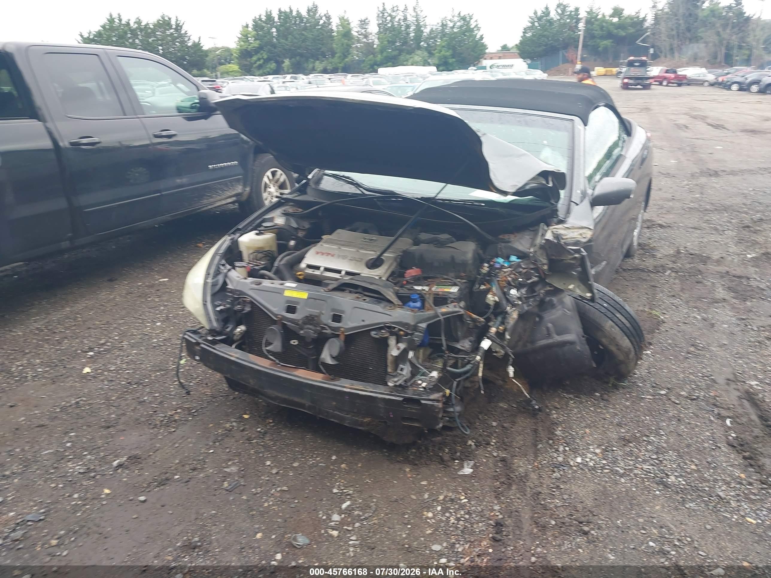 2007 Toyota Camry Solara Se Серый vin: 4T1FA38PX7U117612