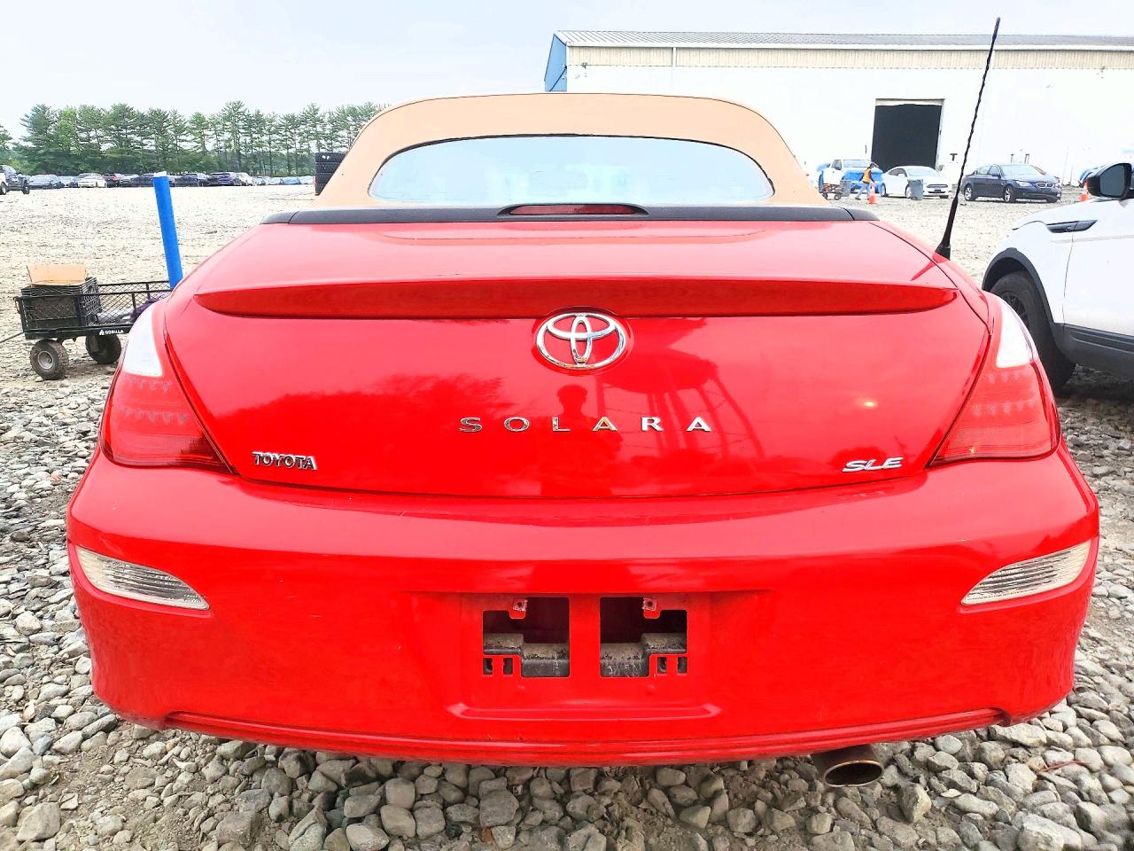 2008 Toyota Camry Solara Sle V6 Red vin: 4T1FA38PX8U137652
