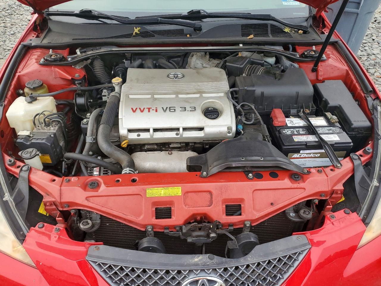 2008 Toyota Camry Solara Sle V6 Red vin: 4T1FA38PX8U137652