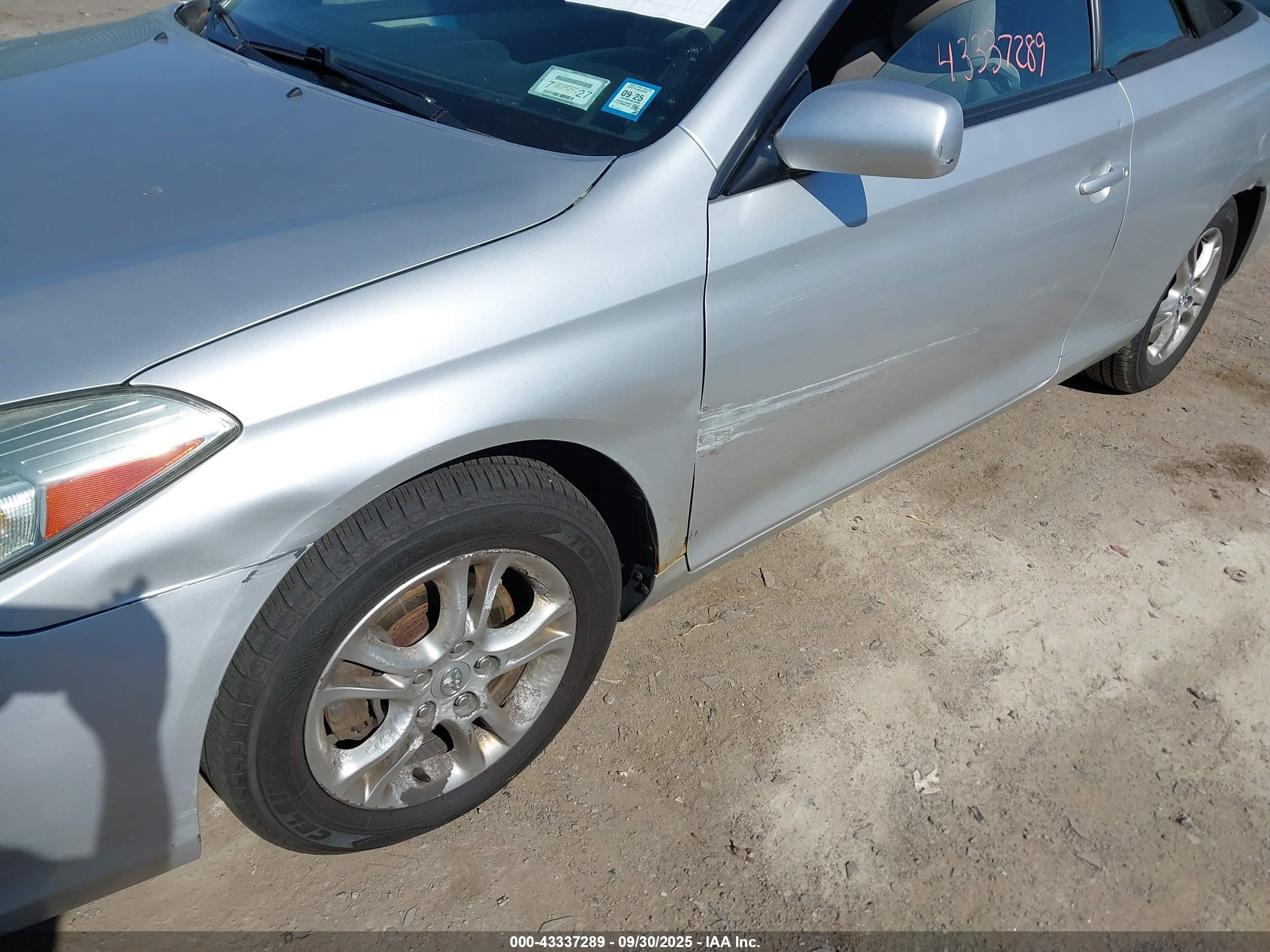 2008 Toyota Camry Solara Se Silver vin: 4T1FA38PX8U146805