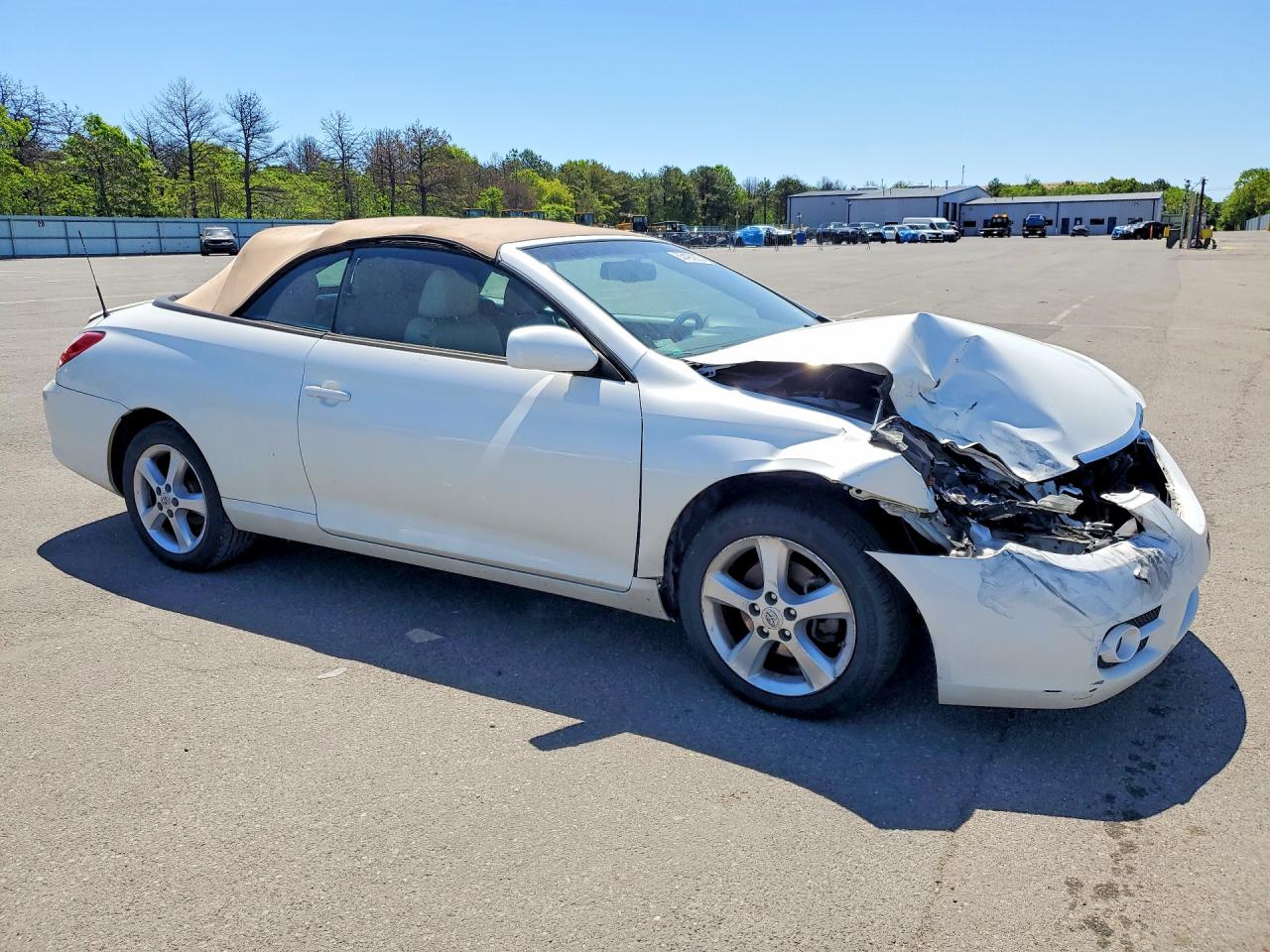 2008 Toyota Camry Solara Sle V6 White vin: 4T1FA38PX8U148683