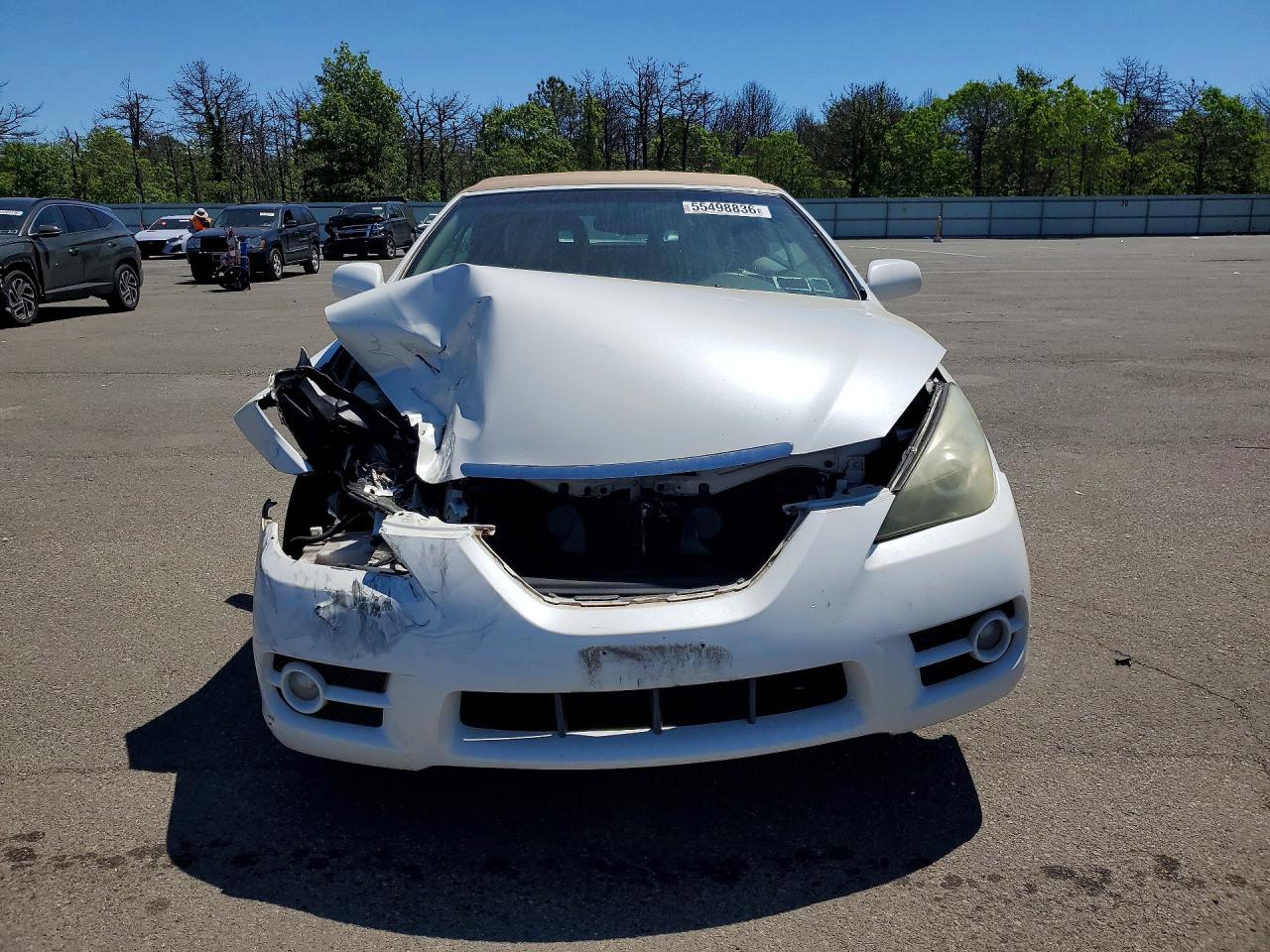 2008 Toyota Camry Solara Sle V6 White vin: 4T1FA38PX8U148683