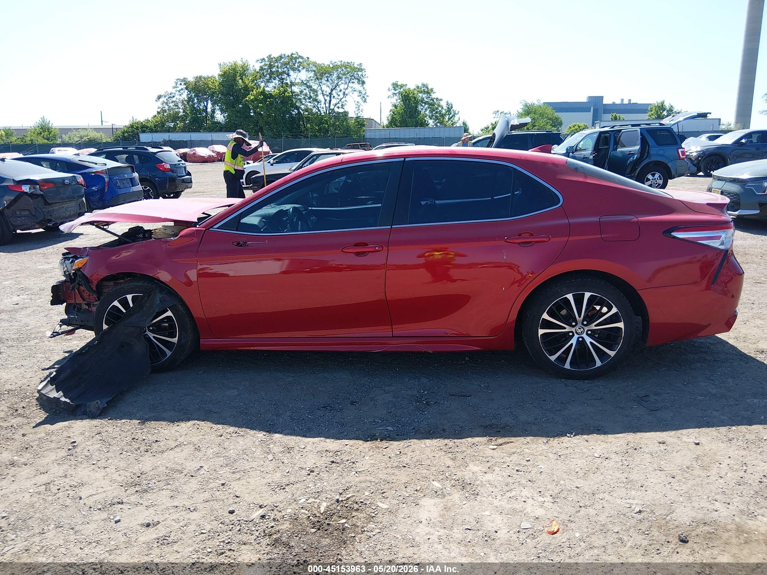 2020 Toyota Camry Se Красный vin: 4T1G11AK0LU390883