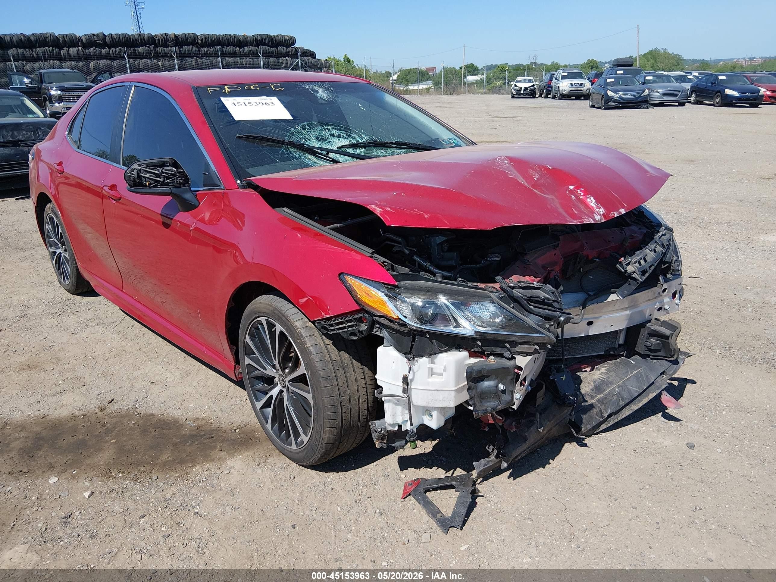 2020 Toyota Camry Se Красный vin: 4T1G11AK0LU390883