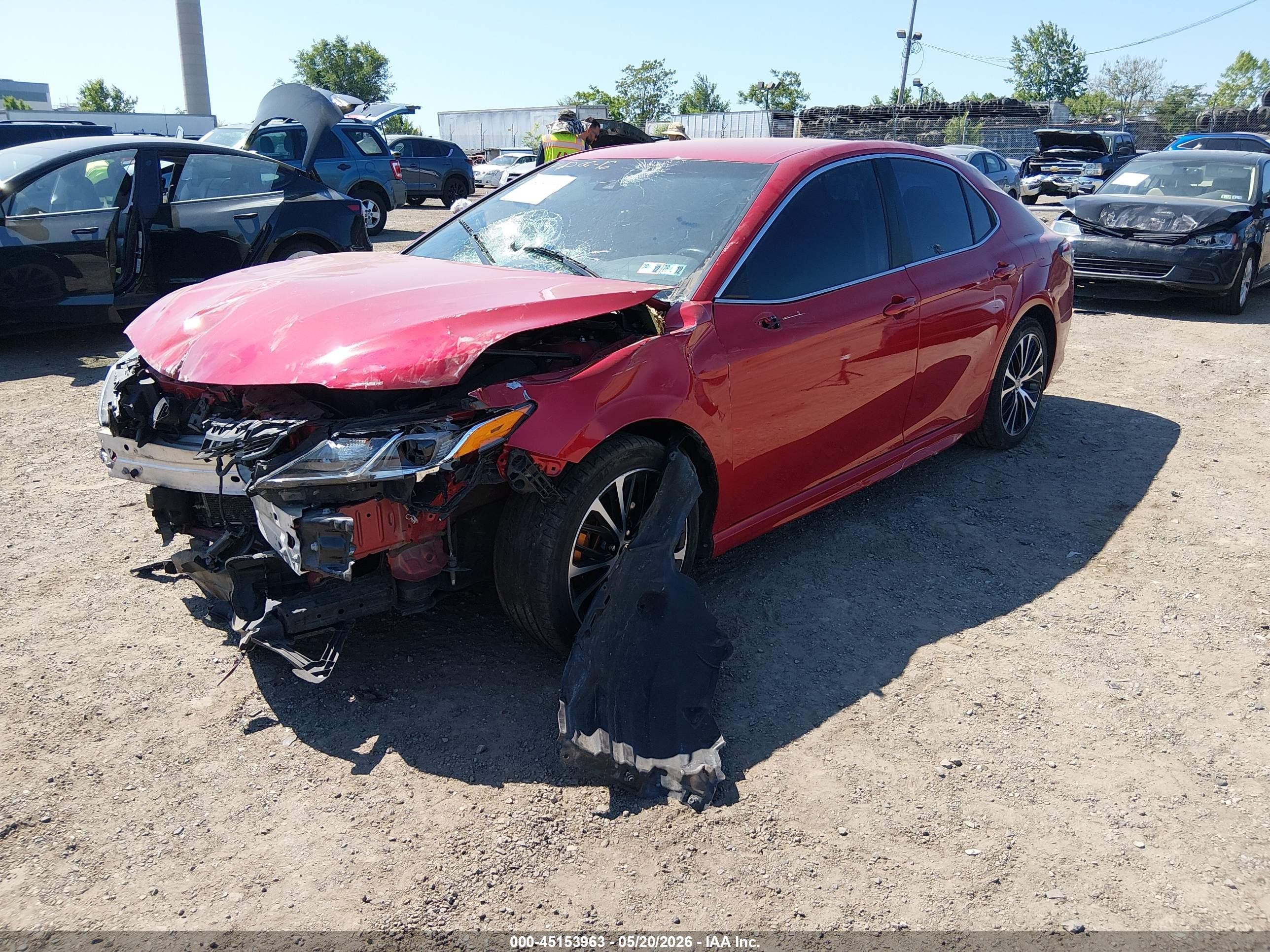 2020 Toyota Camry Se Красный vin: 4T1G11AK0LU390883