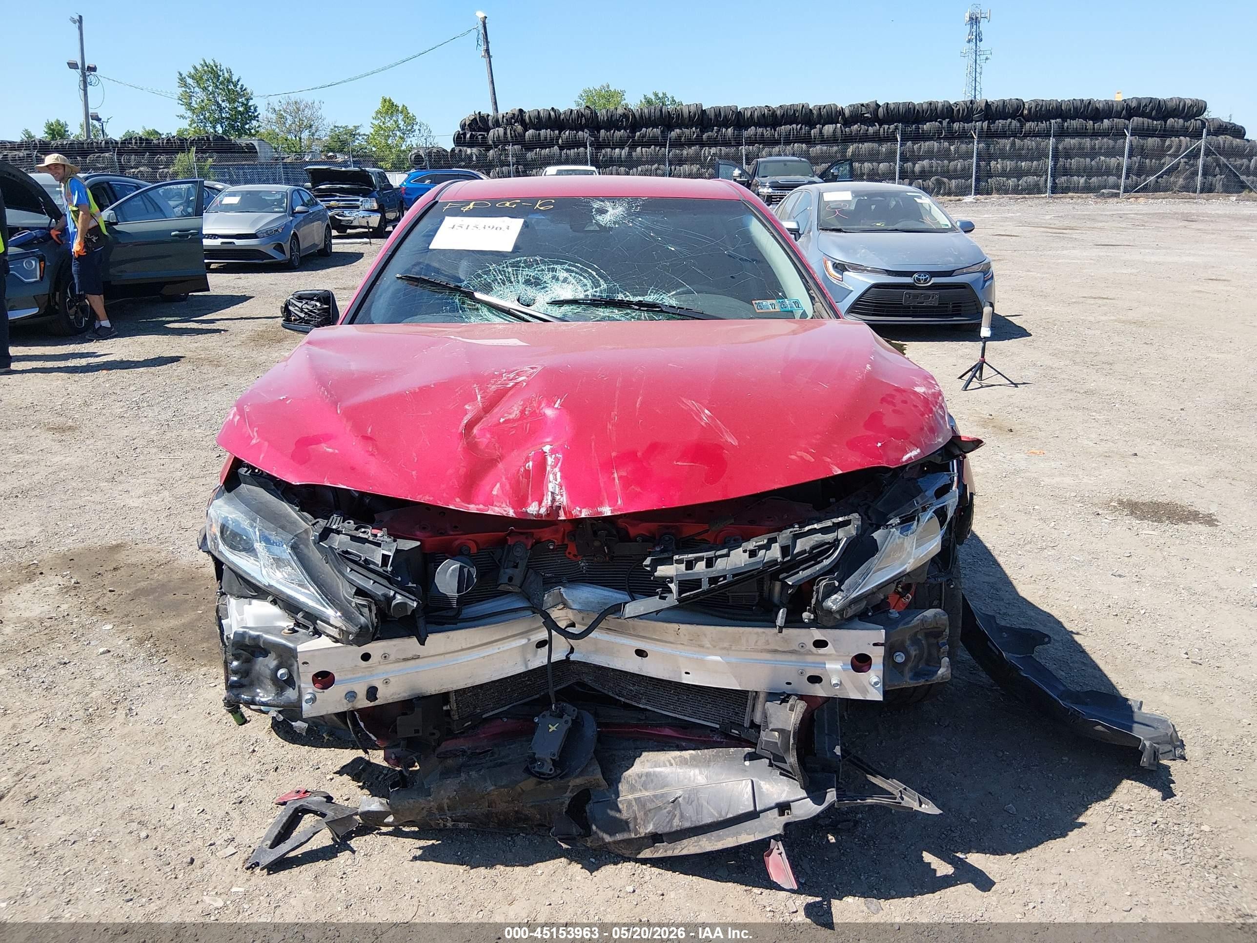 2020 Toyota Camry Se Красный vin: 4T1G11AK0LU390883