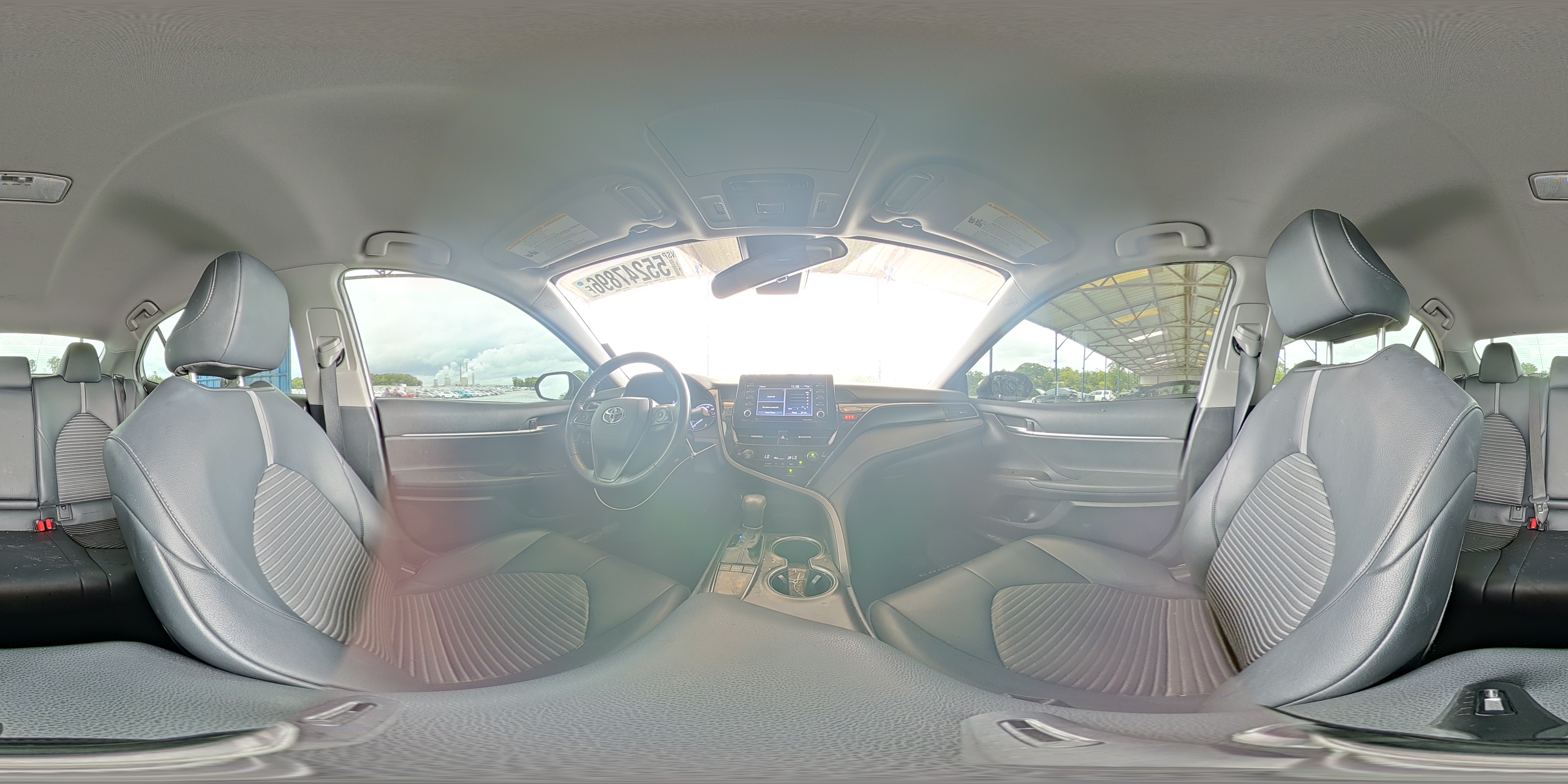 2023 Toyota Camry Se White vin: 4T1G11AK0PU095448