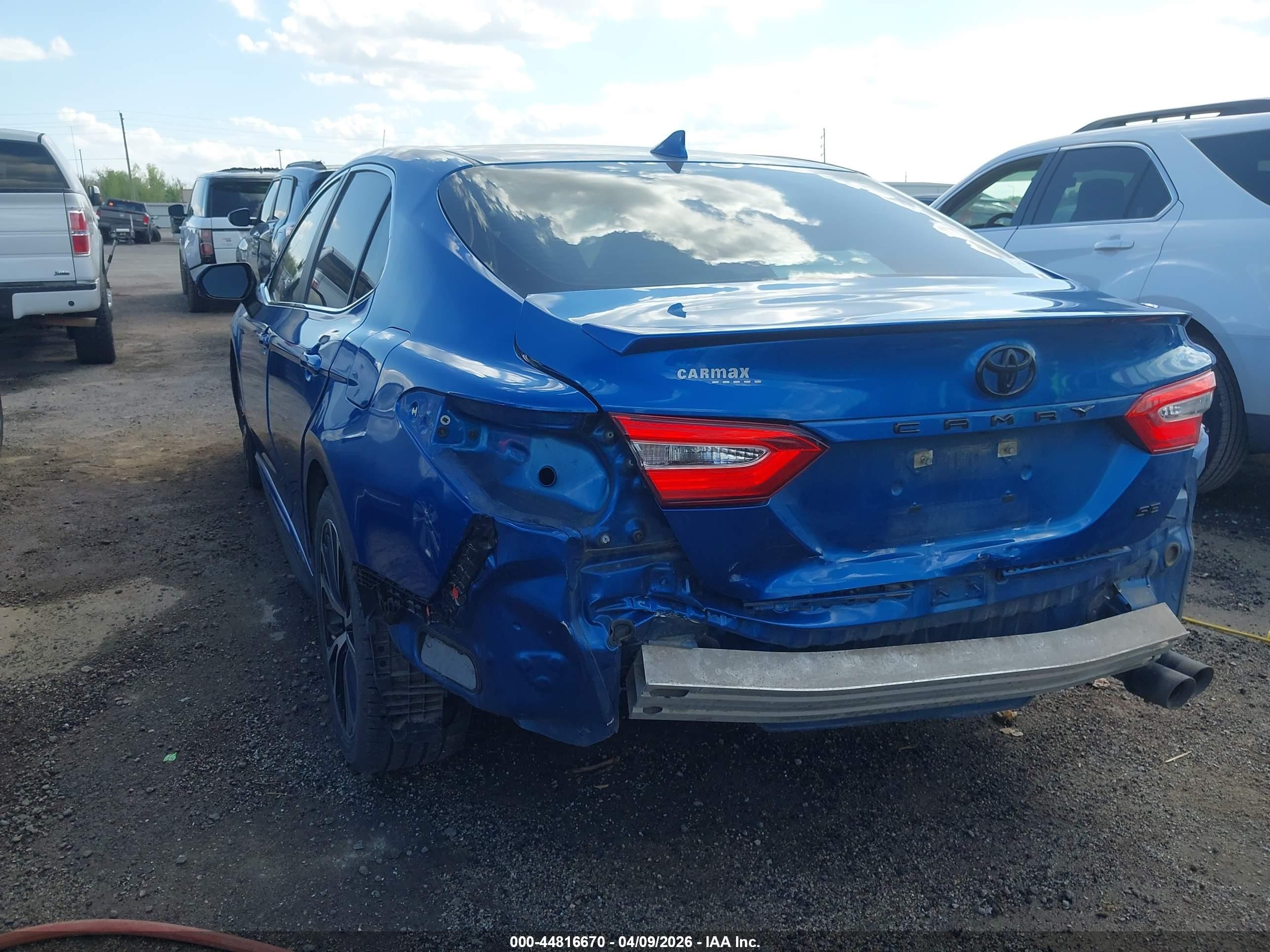 2020 Toyota Camry Se Синий vin: 4T1G11AK1LU374210