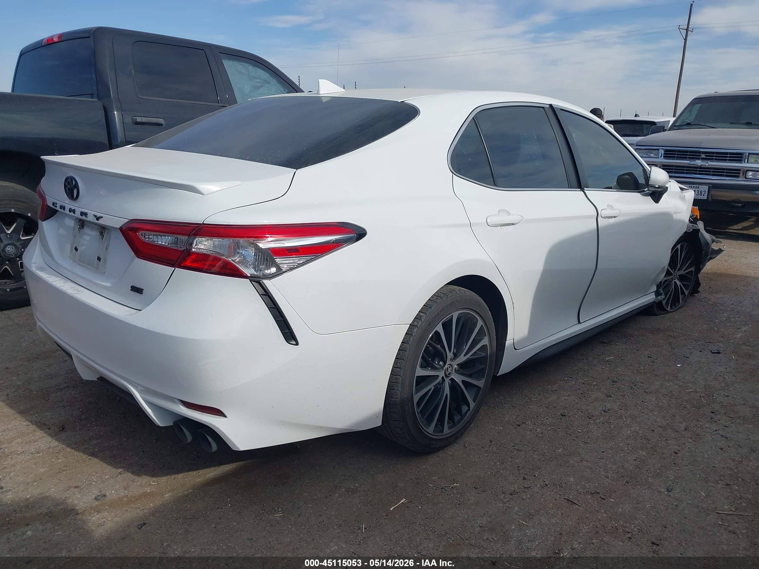2020 Toyota Camry Se Белый vin: 4T1G11AK1LU510075