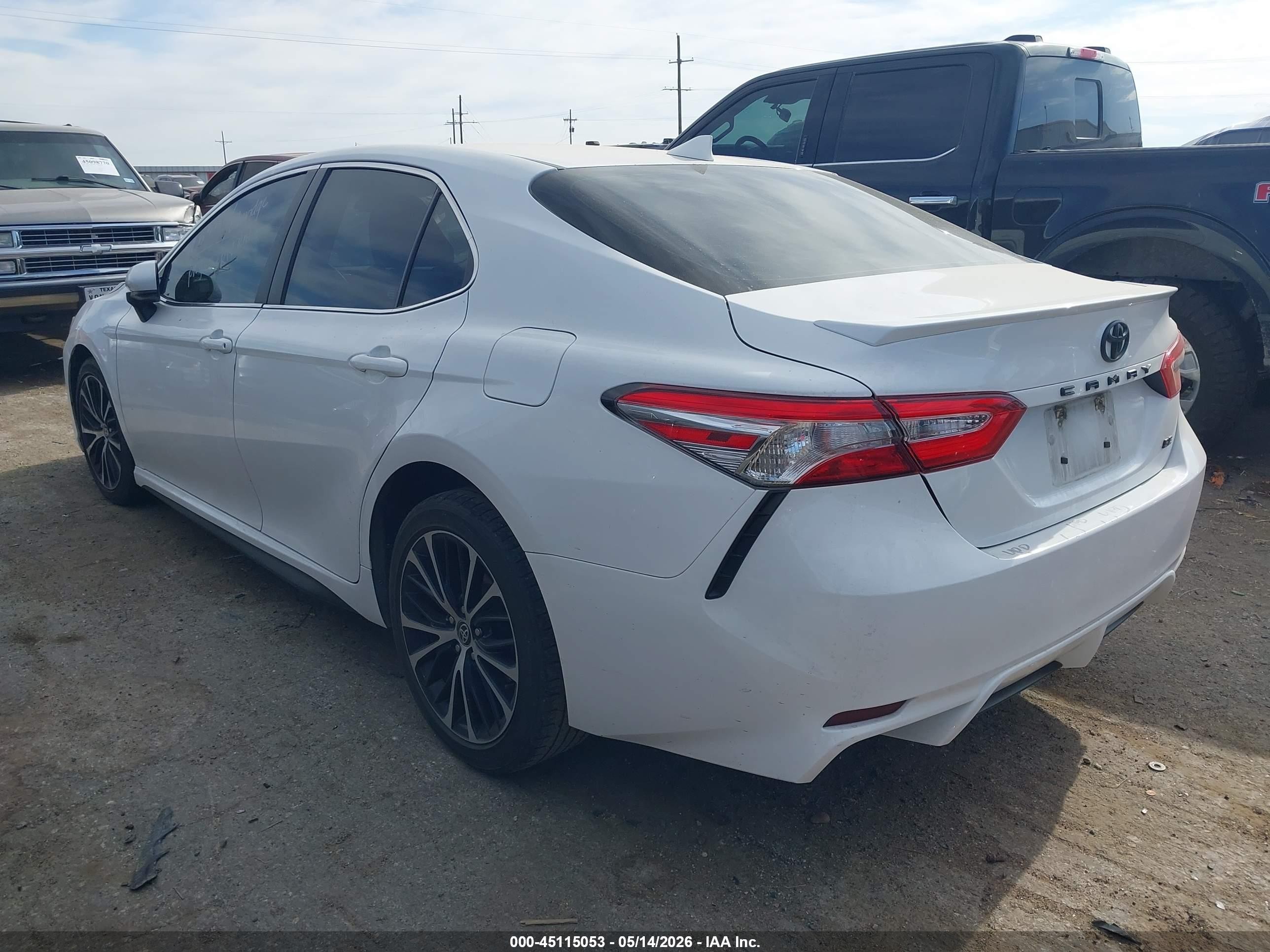 2020 Toyota Camry Se Белый vin: 4T1G11AK1LU510075