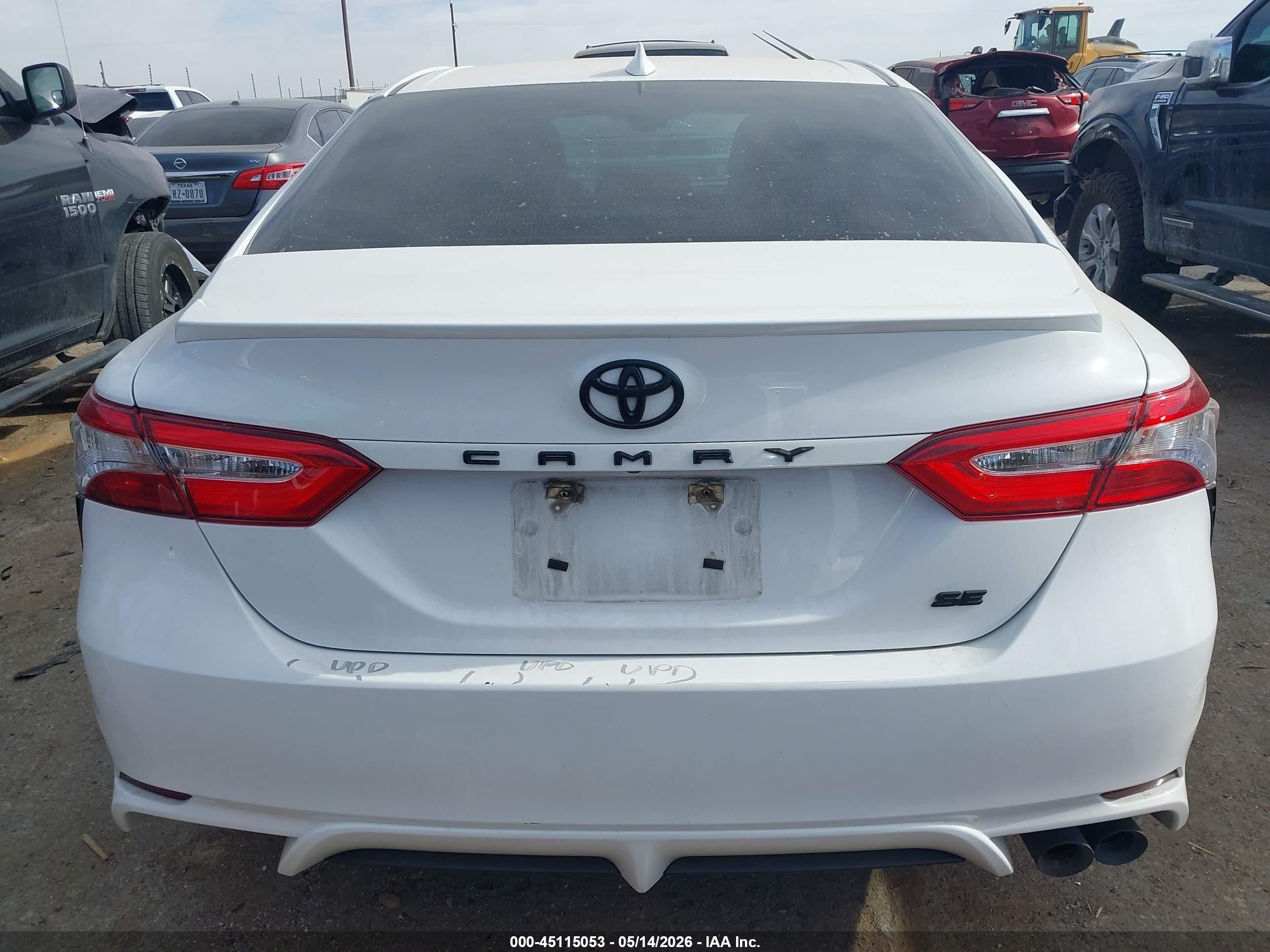 2020 Toyota Camry Se Белый vin: 4T1G11AK1LU510075