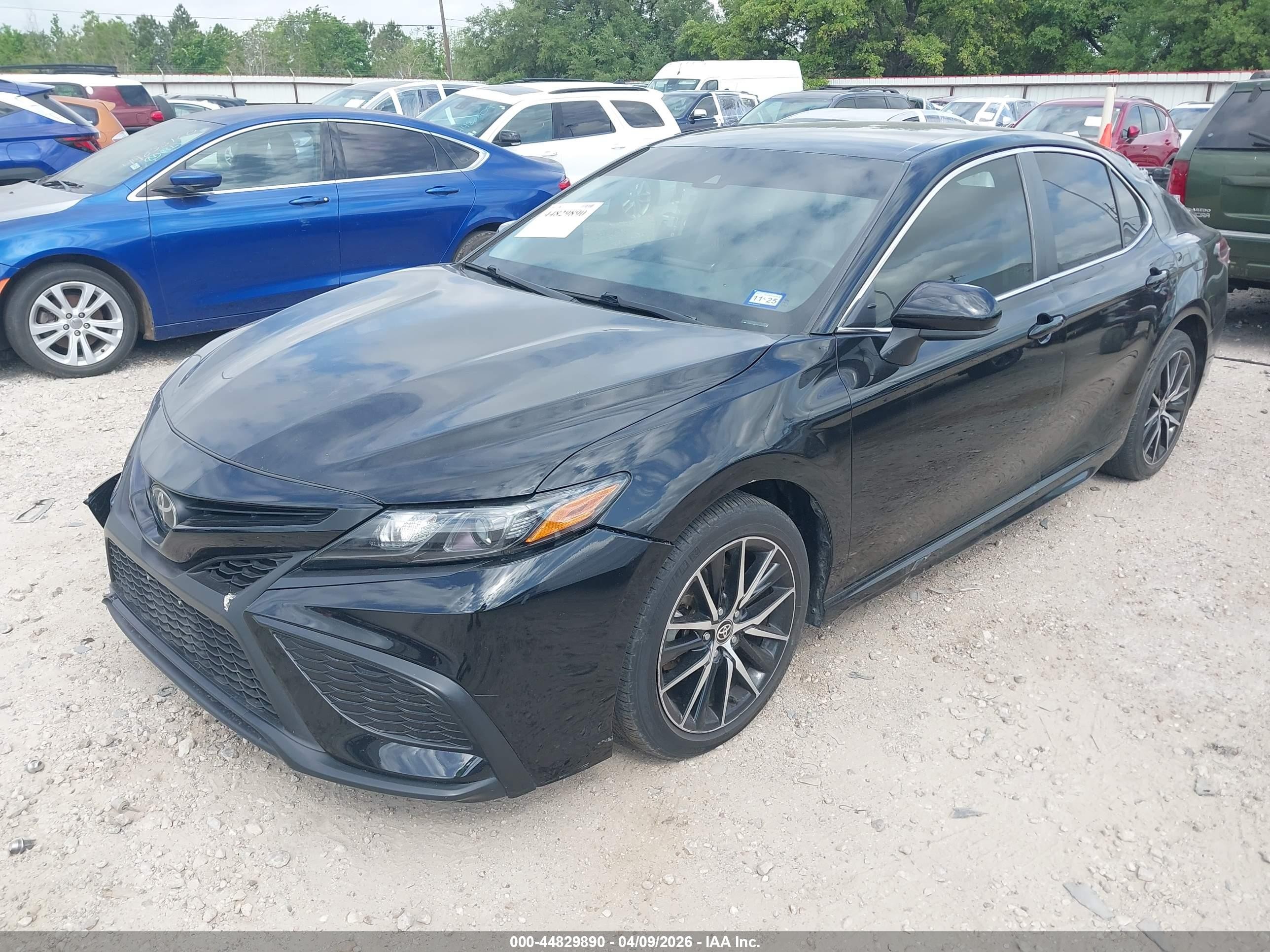 2021 Toyota Camry Se Черный vin: 4T1G11AK1MU549105