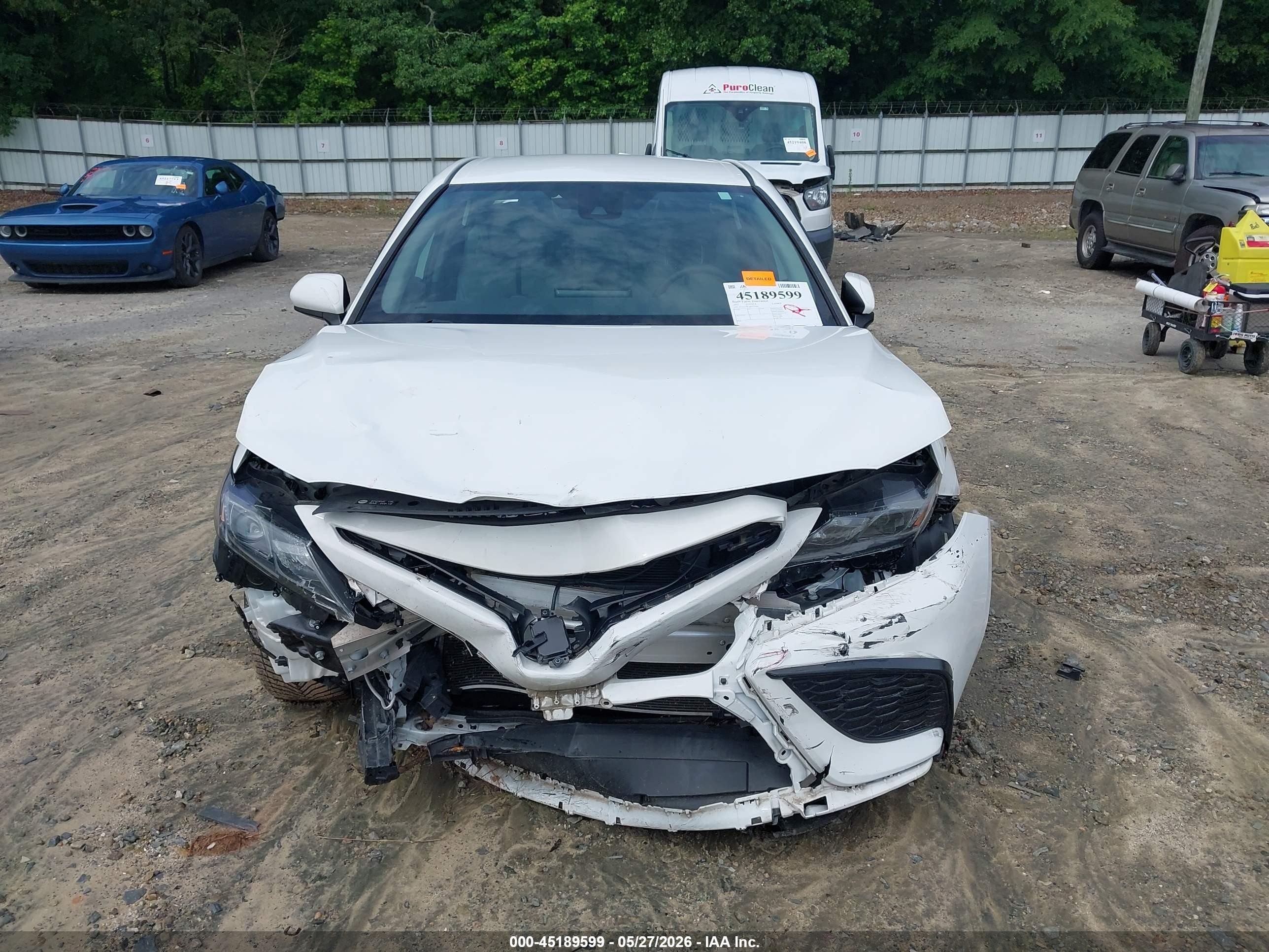 2021 Toyota Camry Se White vin: 4T1G11AK1MU577499