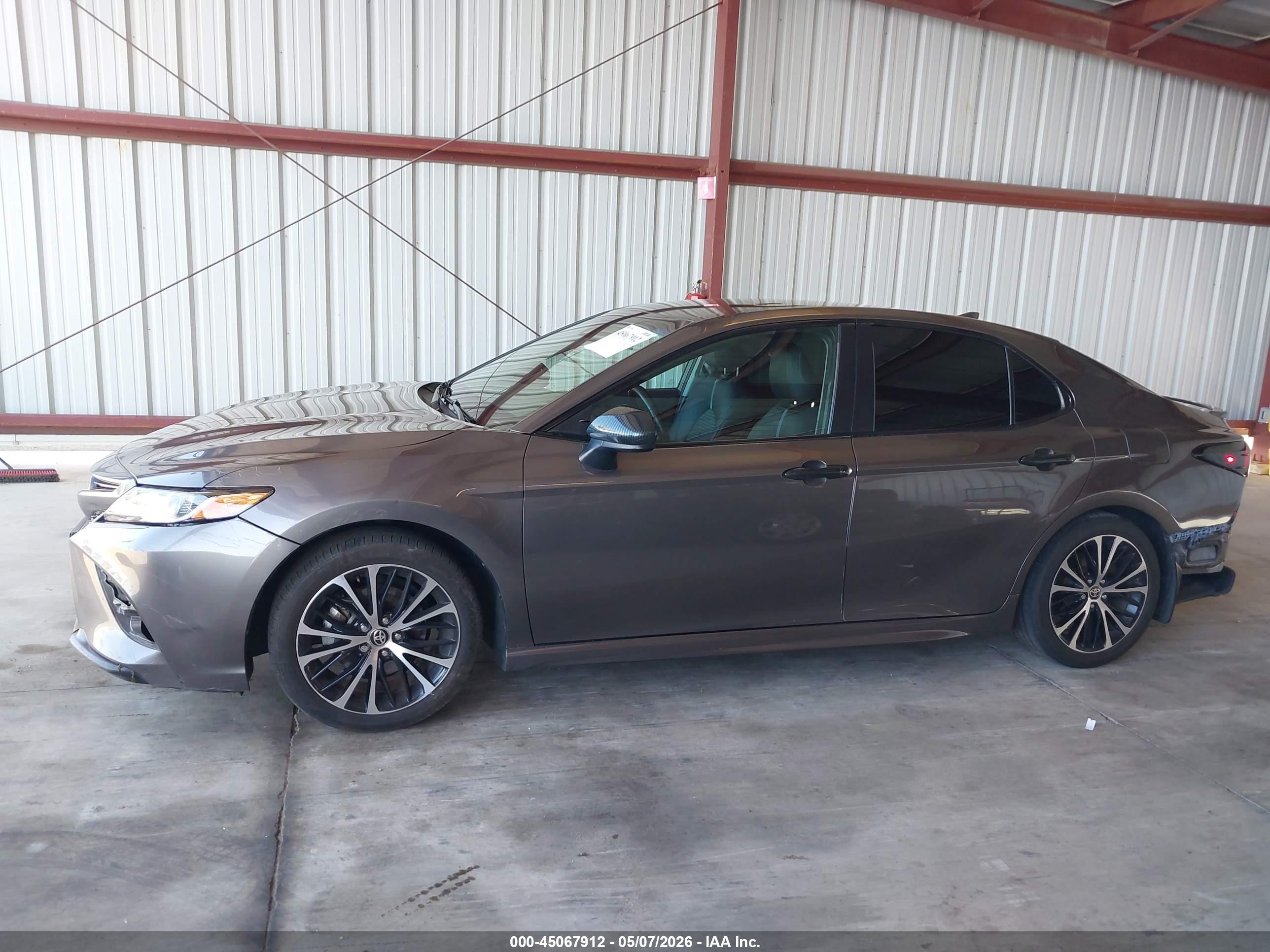 2020 Toyota Camry Se Серый vin: 4T1G11AK2LU992779