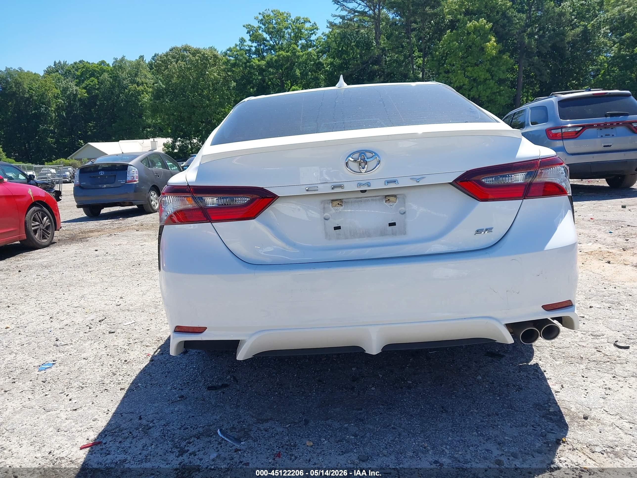 2021 Toyota Camry Se Белый vin: 4T1G11AK2MU402954