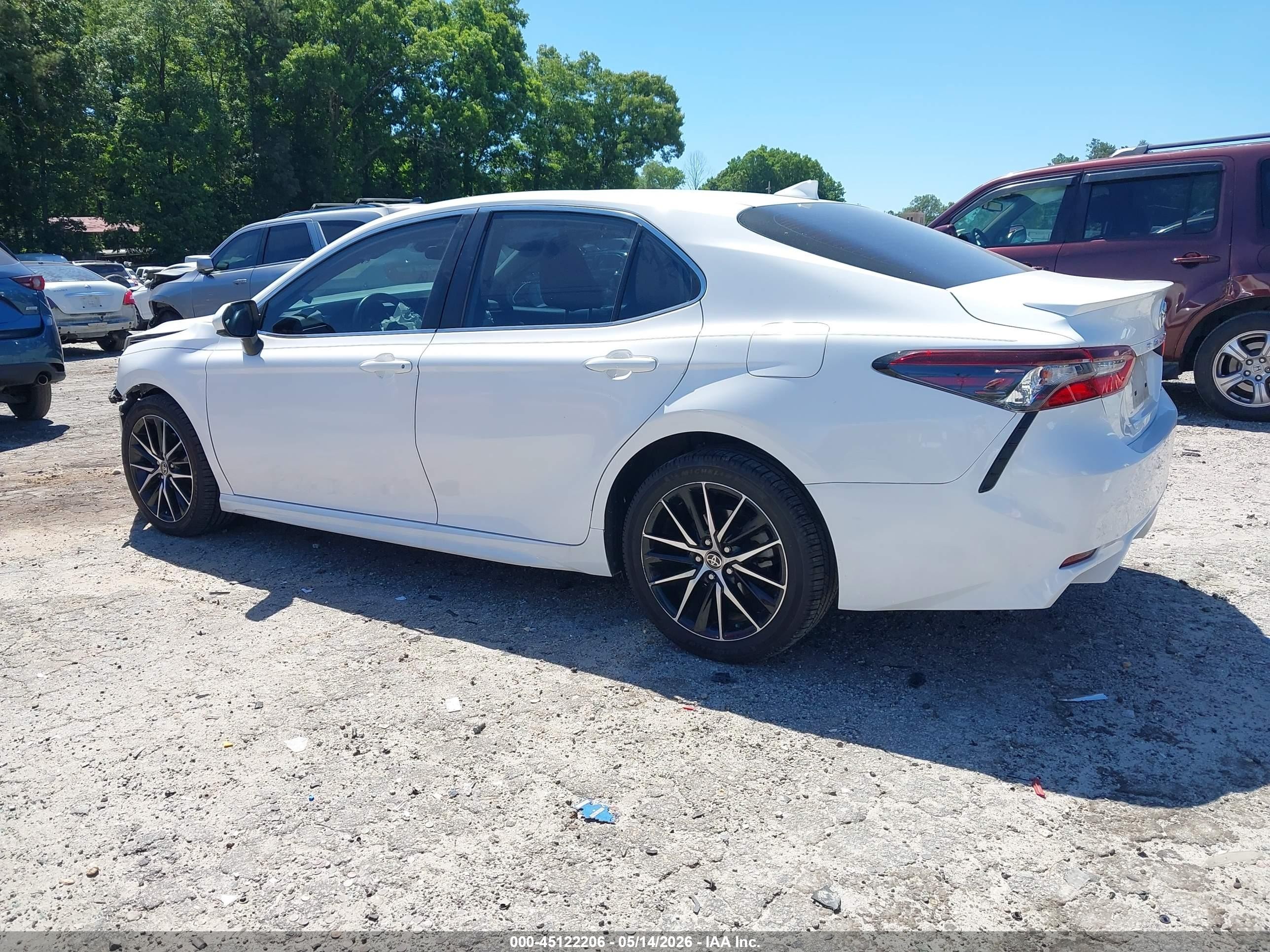 2021 Toyota Camry Se Белый vin: 4T1G11AK2MU402954