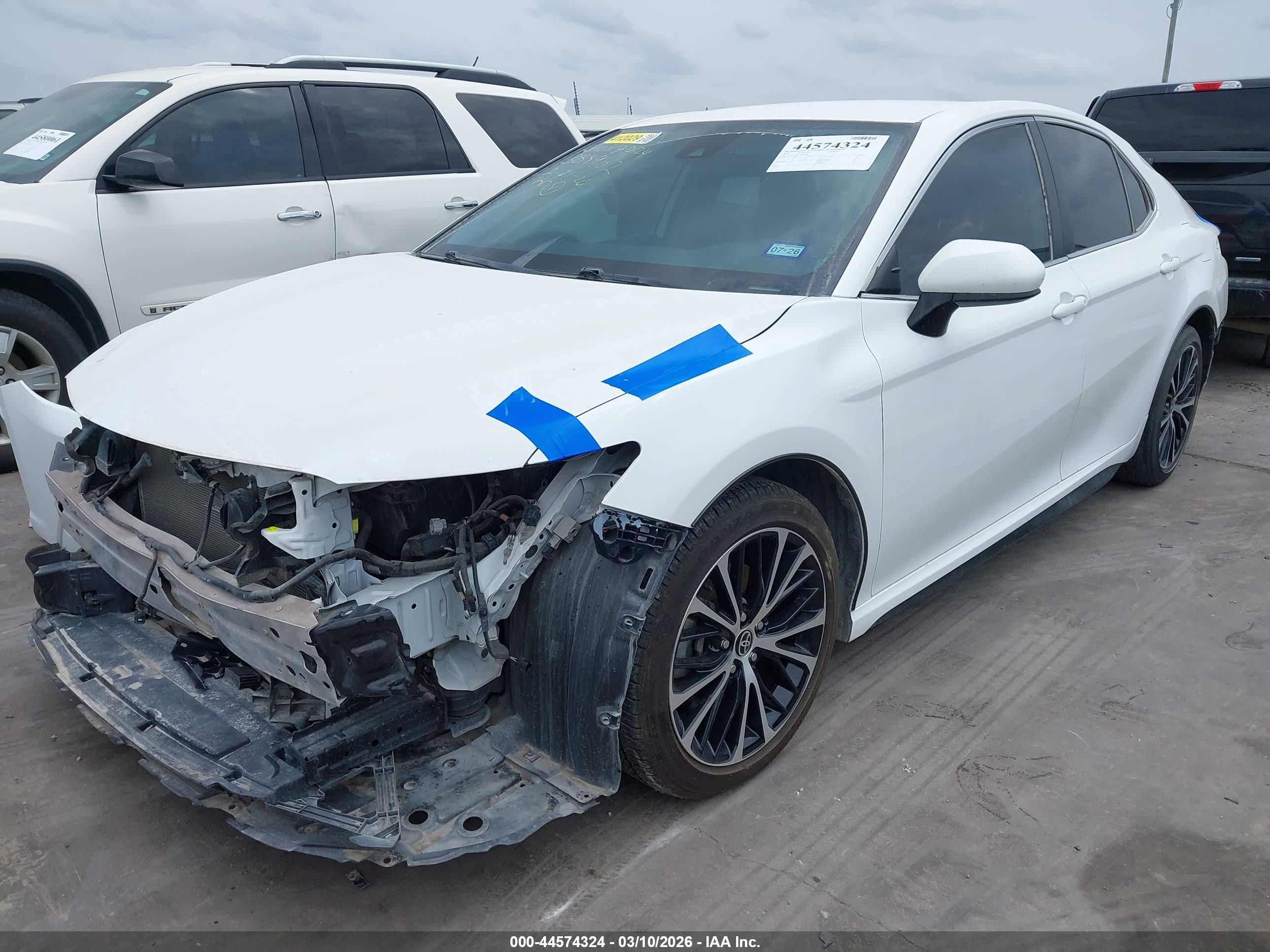 2020 Toyota Camry Se White vin: 4T1G11AK3LU384902