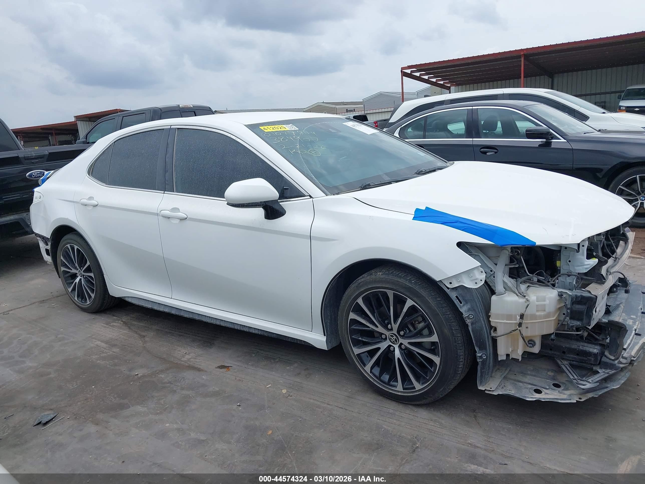2020 Toyota Camry Se White vin: 4T1G11AK3LU384902
