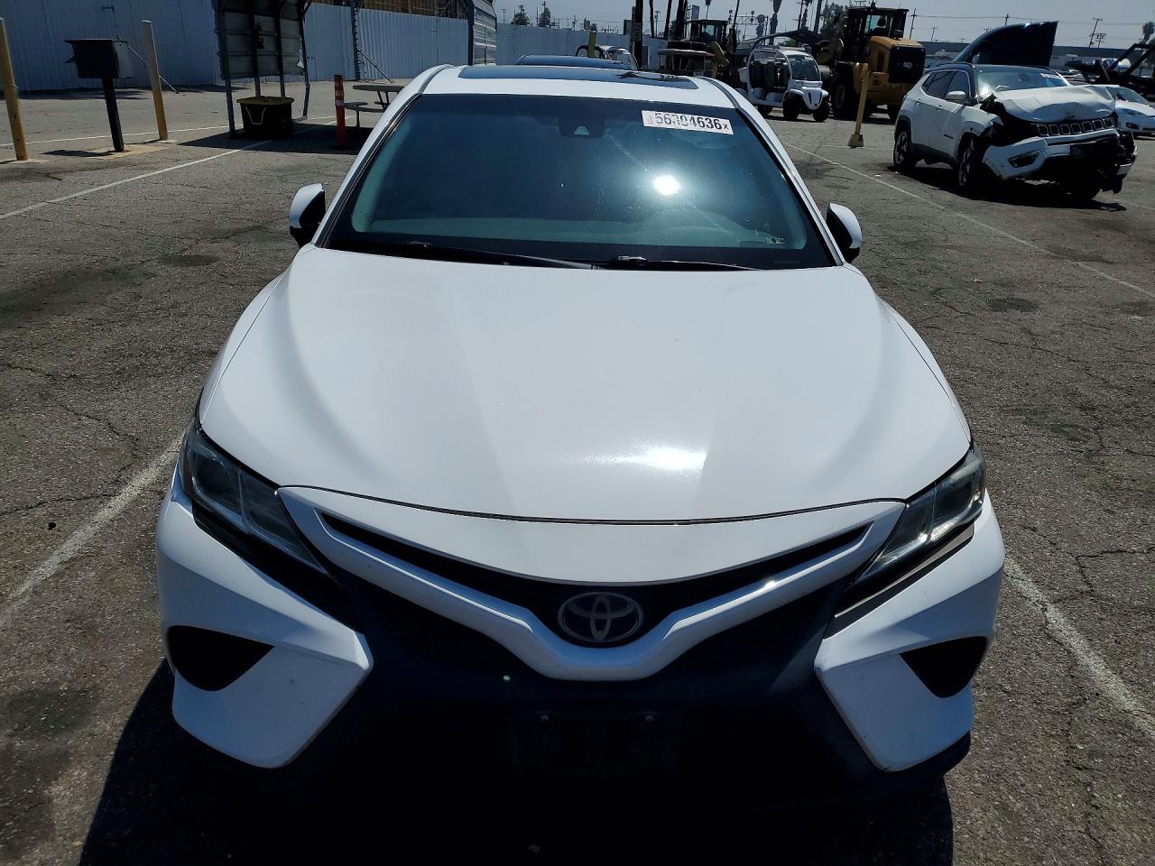 2020 Toyota Camry Se White vin: 4T1G11AK3LU911305