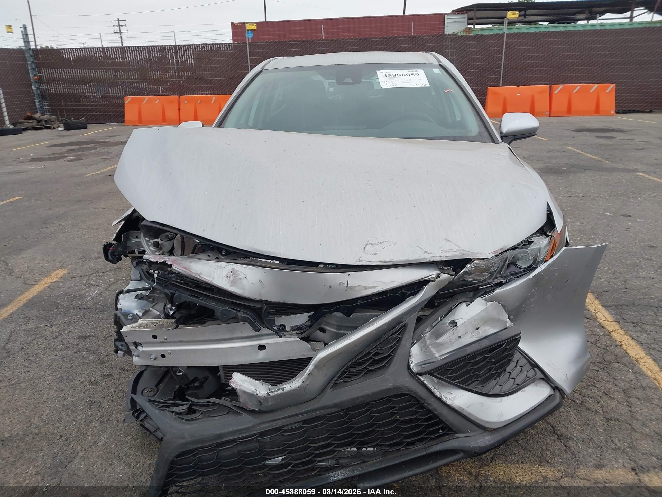 2021 Toyota Camry Se/se Night Shade Silver vin: 4T1G11AK3MU558565