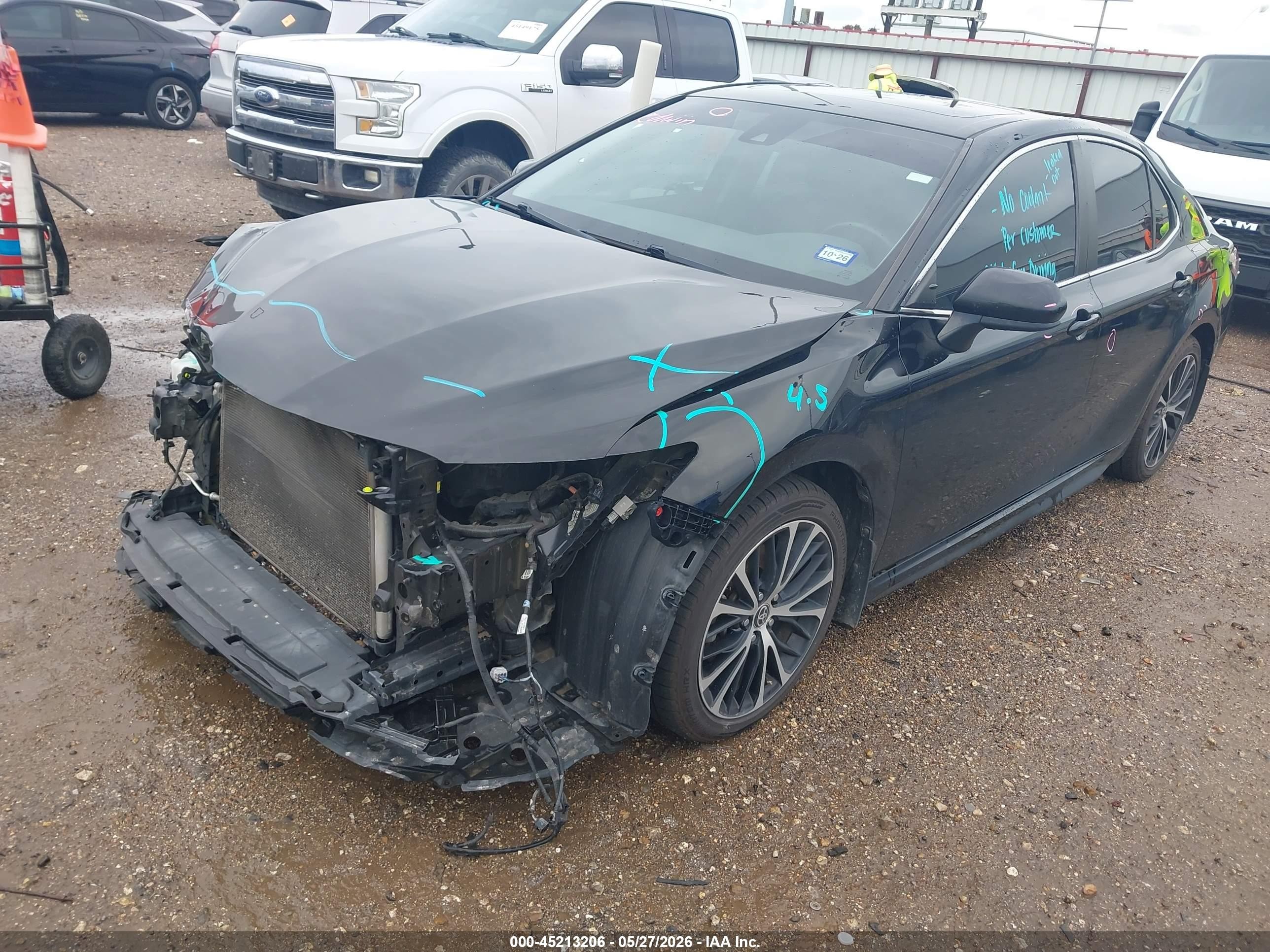 2020 Toyota Camry Se Black vin: 4T1G11AK4LU966202