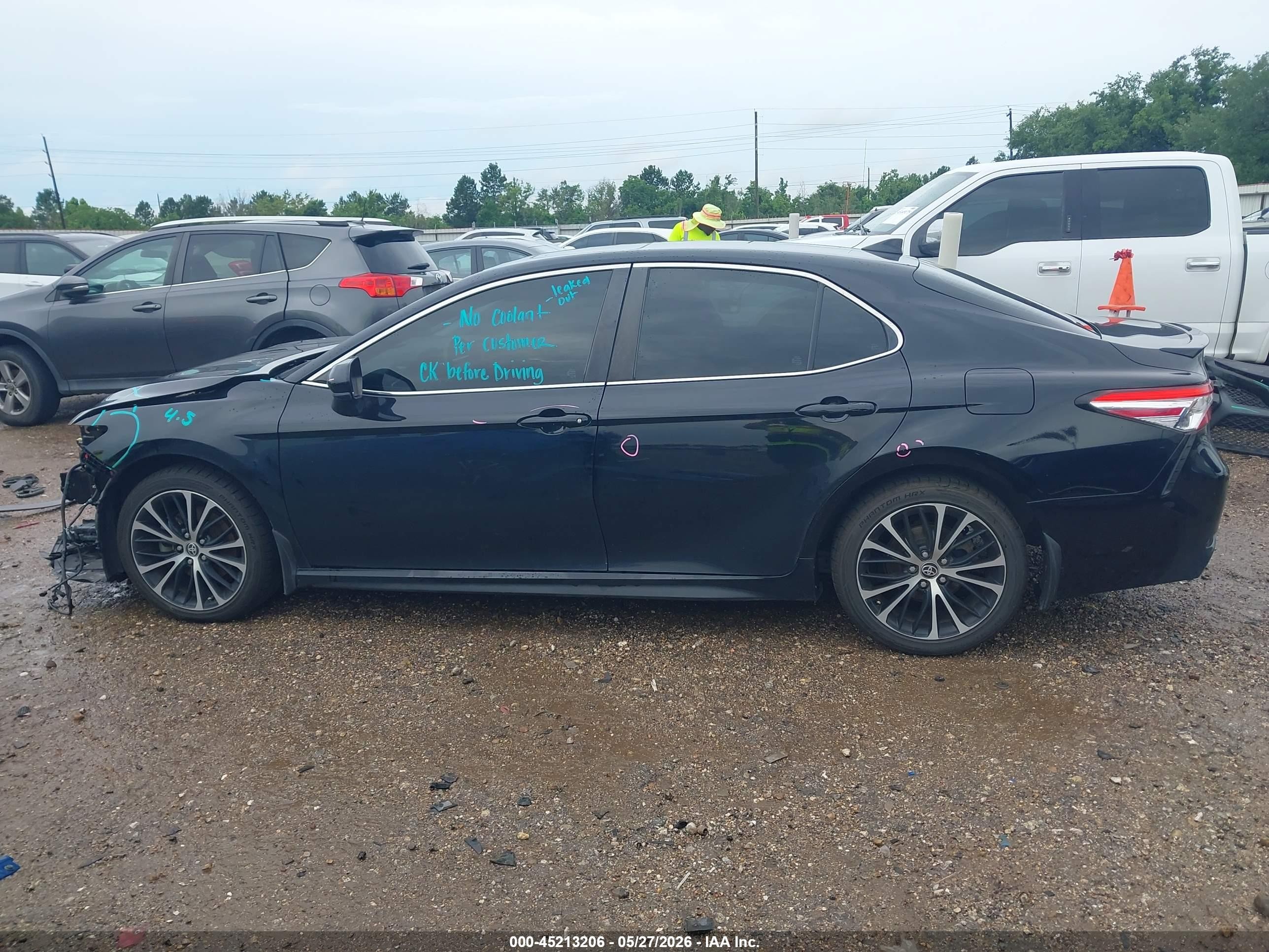 2020 Toyota Camry Se Black vin: 4T1G11AK4LU966202