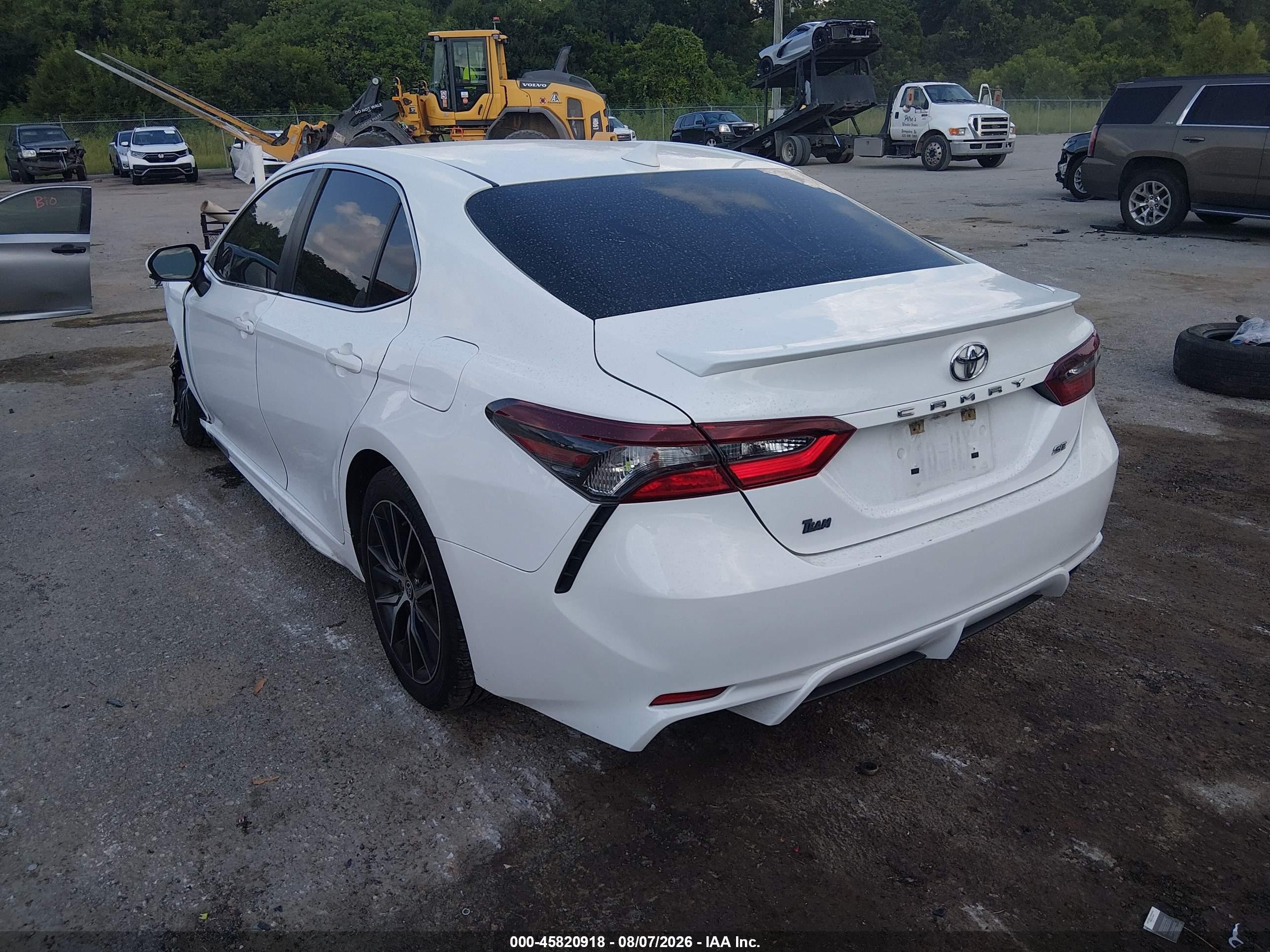 2021 Toyota Camry Se White vin: 4T1G11AK6MU548113