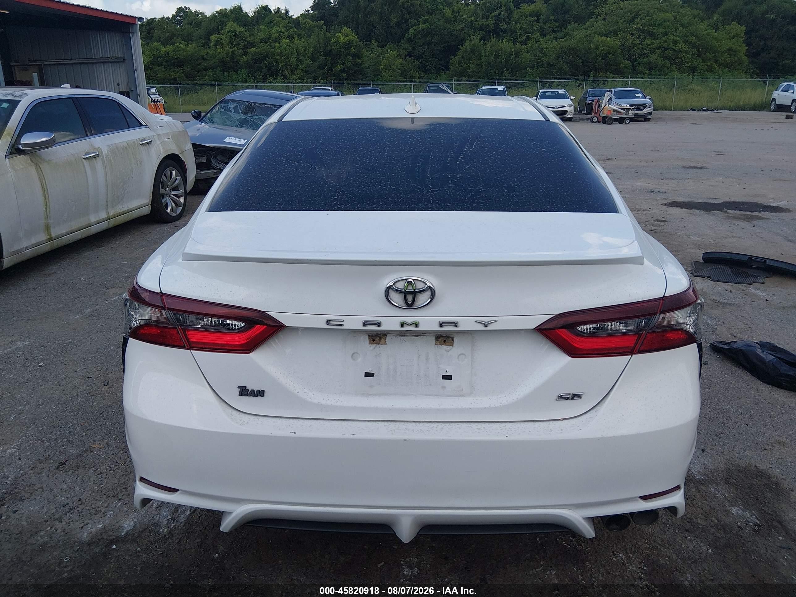 2021 Toyota Camry Se White vin: 4T1G11AK6MU548113