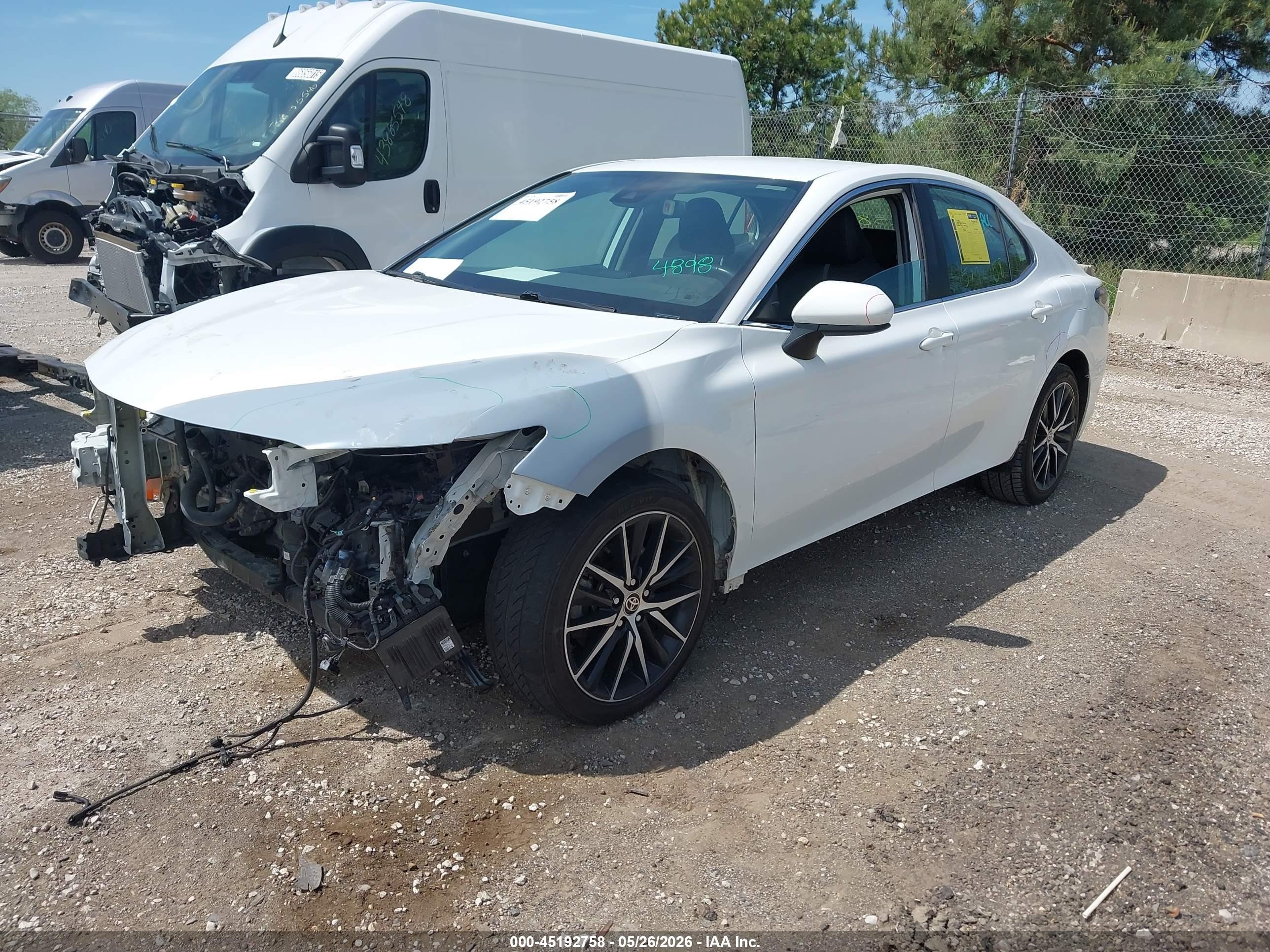 2021 Toyota Camry Se White vin: 4T1G11AK8MU549554