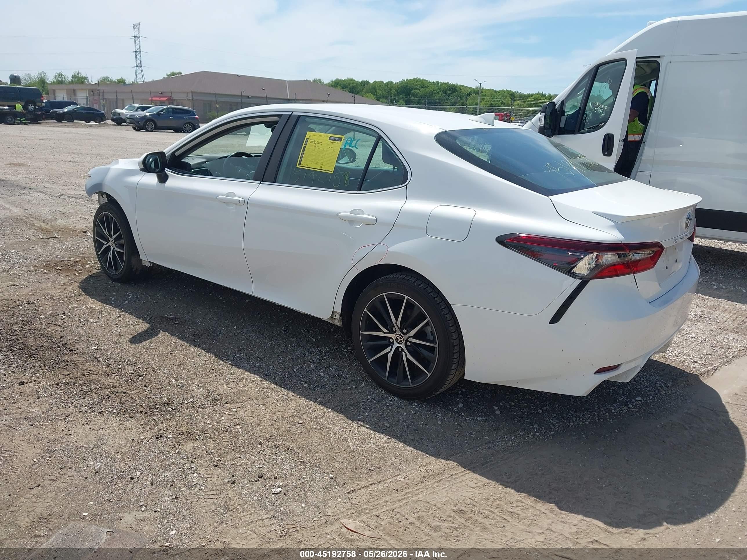 2021 Toyota Camry Se White vin: 4T1G11AK8MU549554
