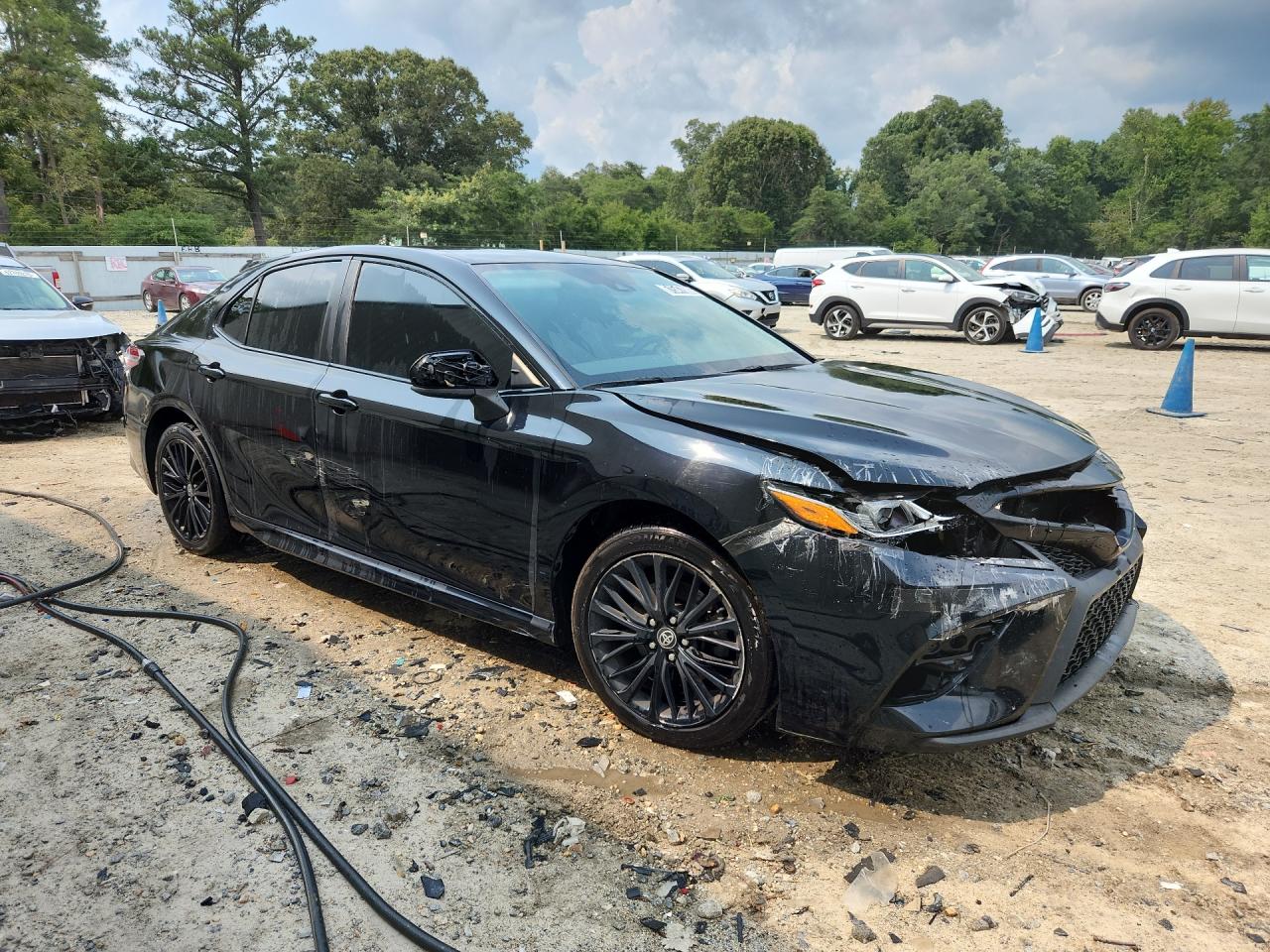 2020 Toyota Camry Se Nightshade Black vin: 4T1G11AK9LU387612 Damage: Right Rear Door, Dent(S) W/ Paint Dmg, > 12 Inches