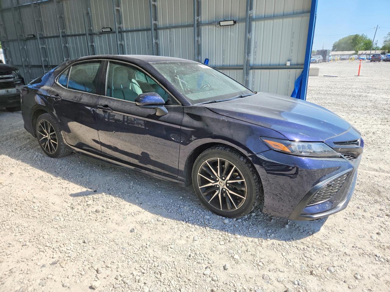 2021 Toyota Camry Se Синий vin: 4T1G11AK9MU407214