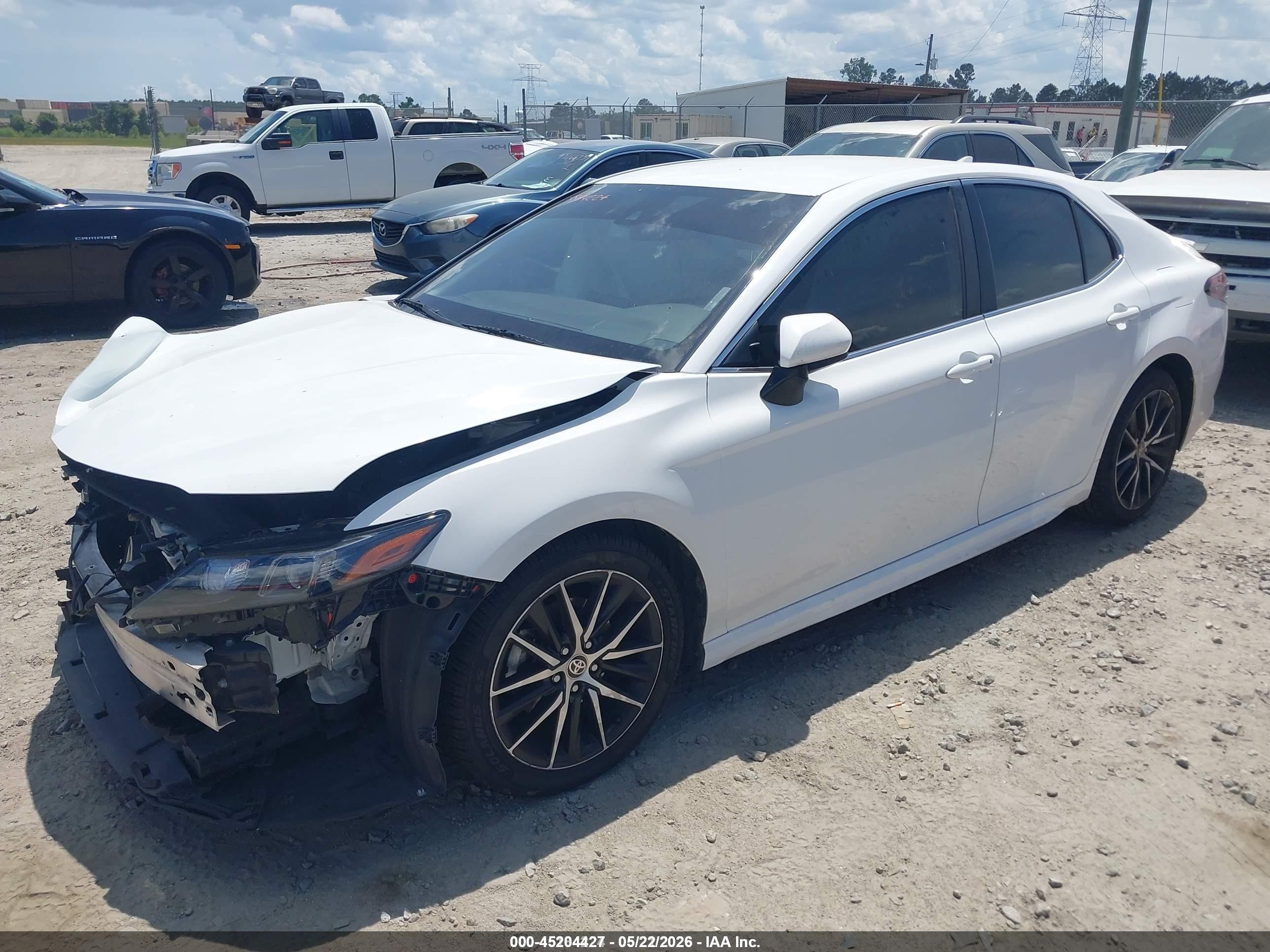 2021 Toyota Camry Se White vin: 4T1G11AK9MU409240