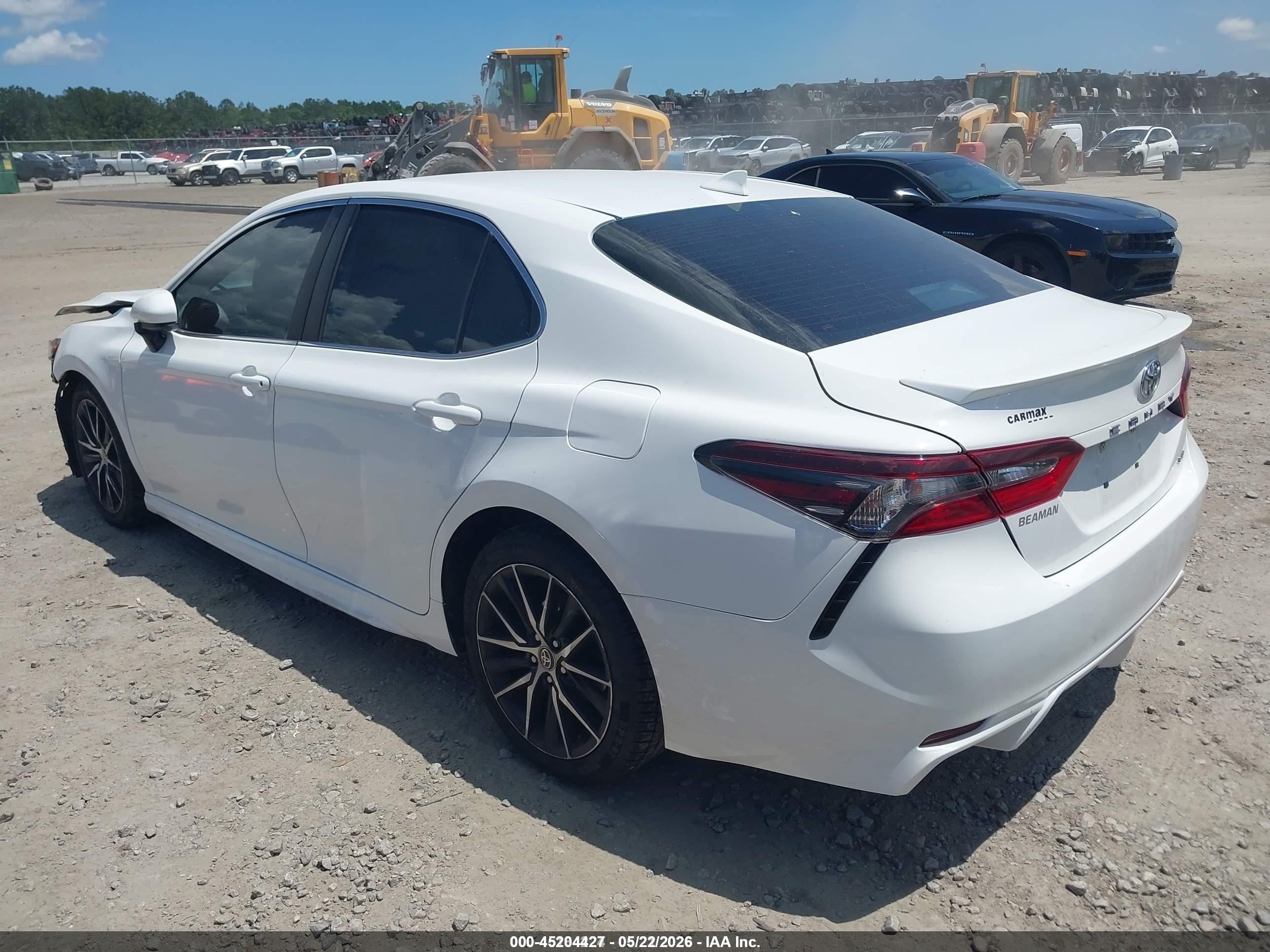 2021 Toyota Camry Se White vin: 4T1G11AK9MU409240