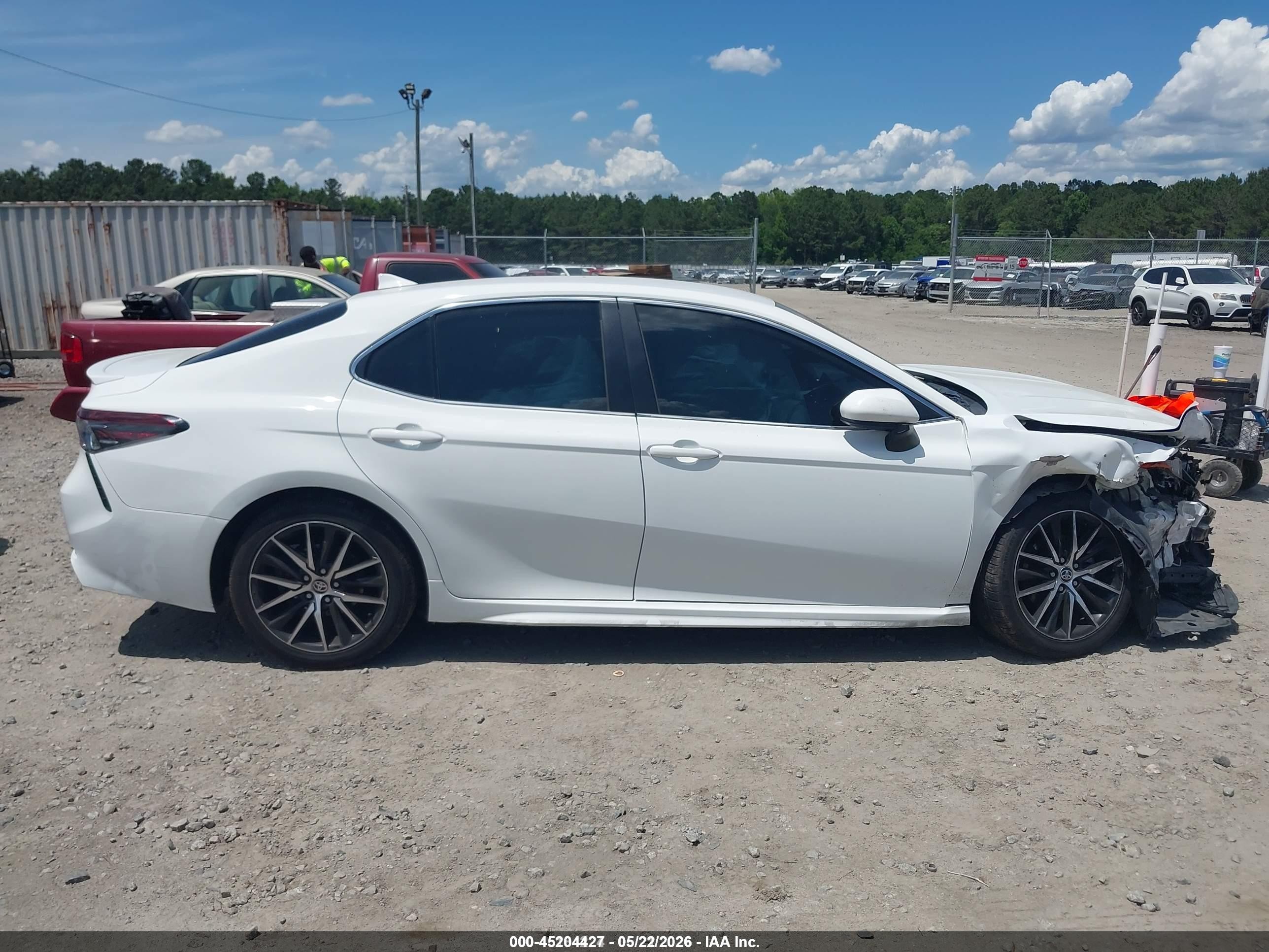 2021 Toyota Camry Se White vin: 4T1G11AK9MU409240