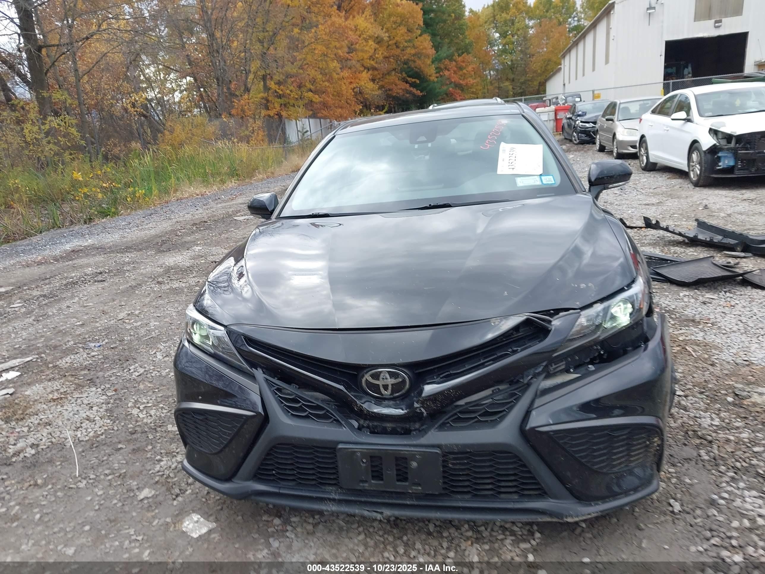 2023 Toyota Camry Se Awd Черный vin: 4T1G11BK1PU084554