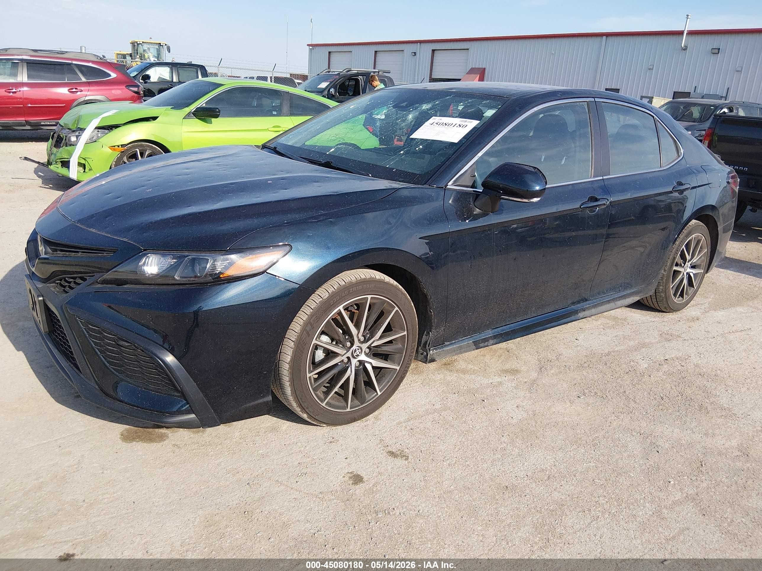 2021 Toyota Camry Se Awd Dark Blue vin: 4T1G11BK2MU044754