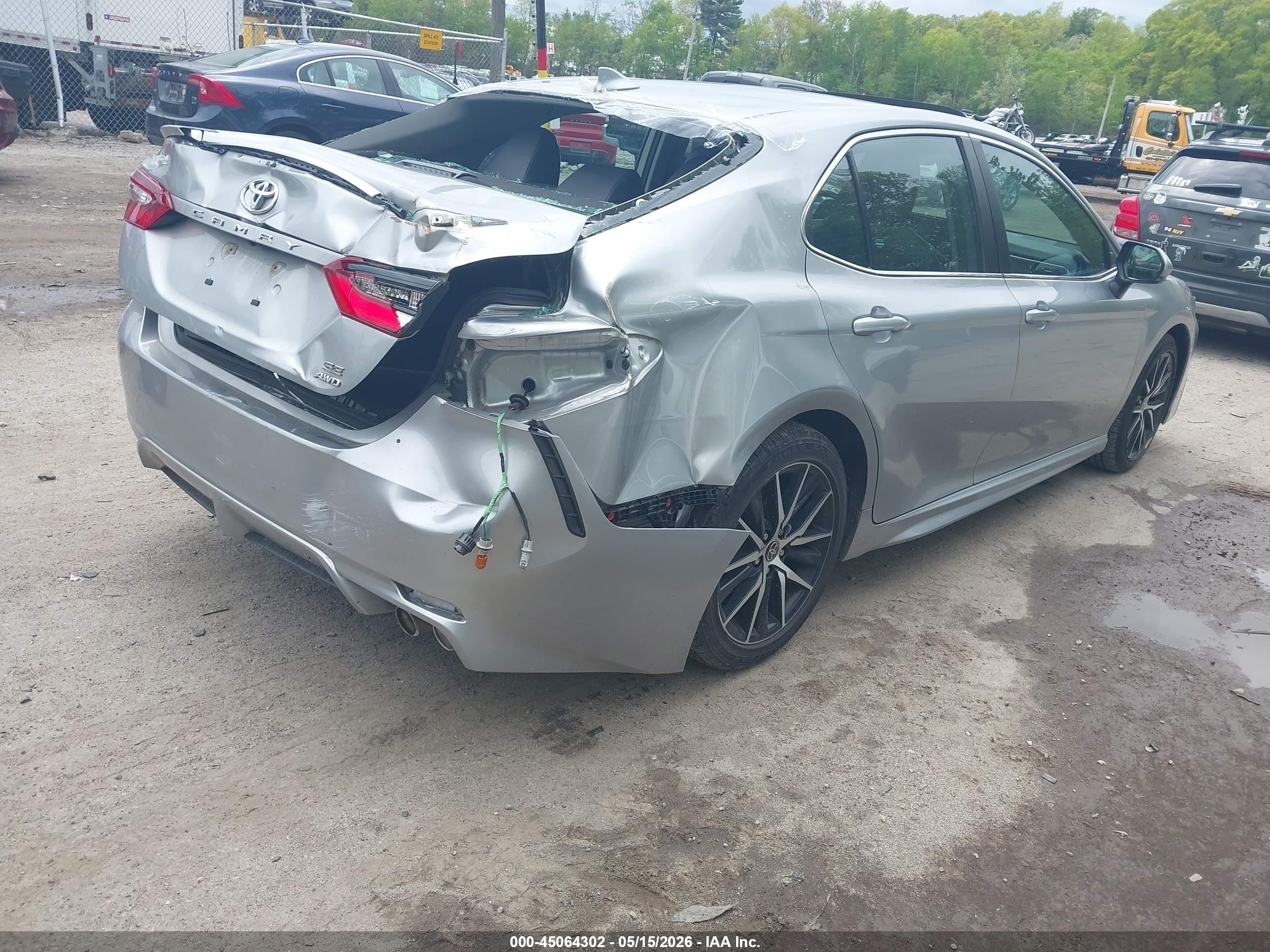 2023 Toyota Camry Se Awd Silver vin: 4T1G11BK2PU086829